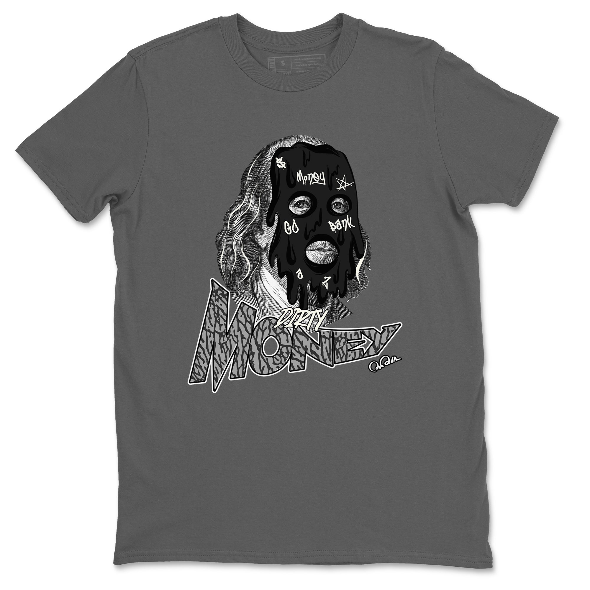 Dirty Money snkmatch Tee - Air Jordan 3 Off Noir