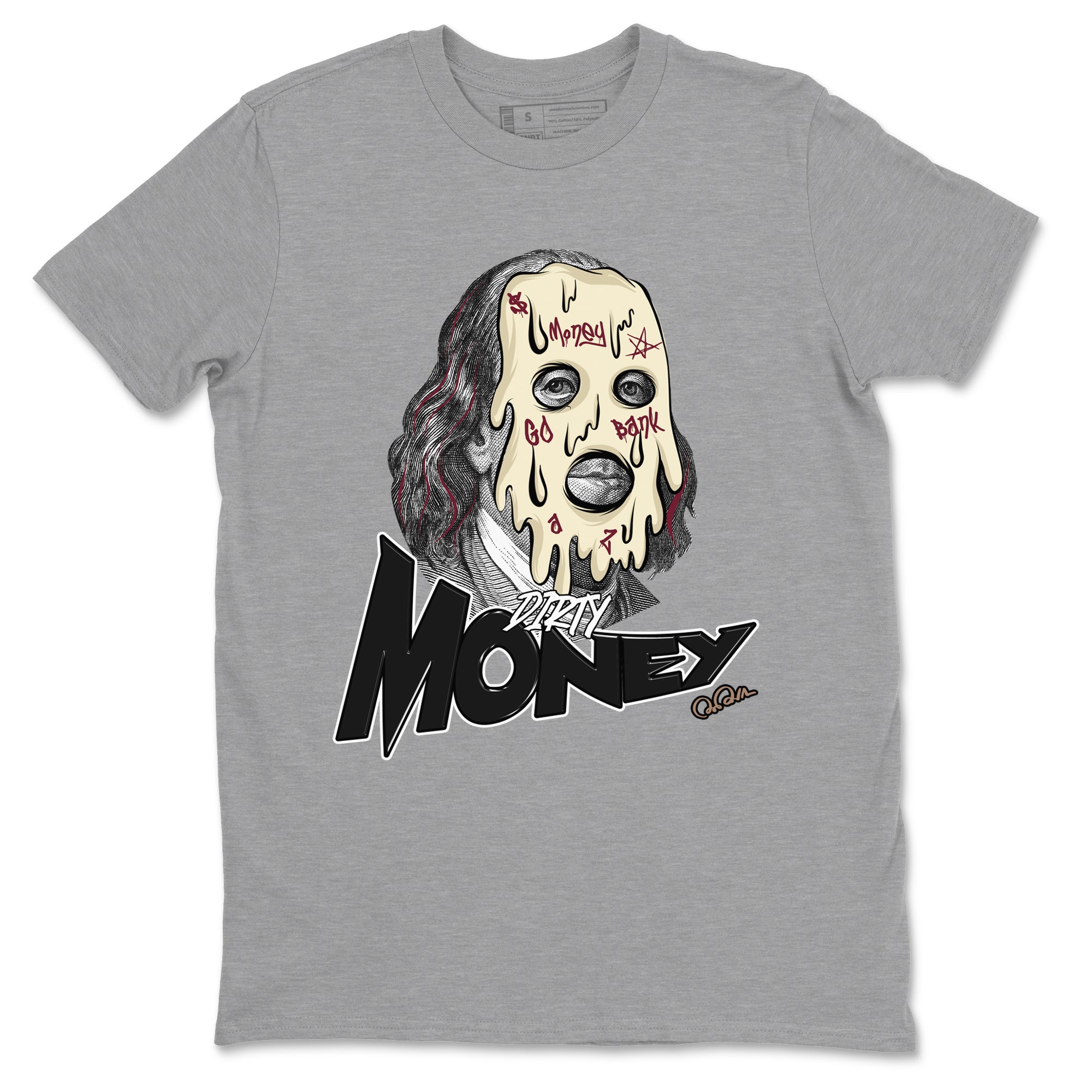 Dirty Money snkmatch Tees - Air Jordan 4 A Ma Maniere x Fossil Stone