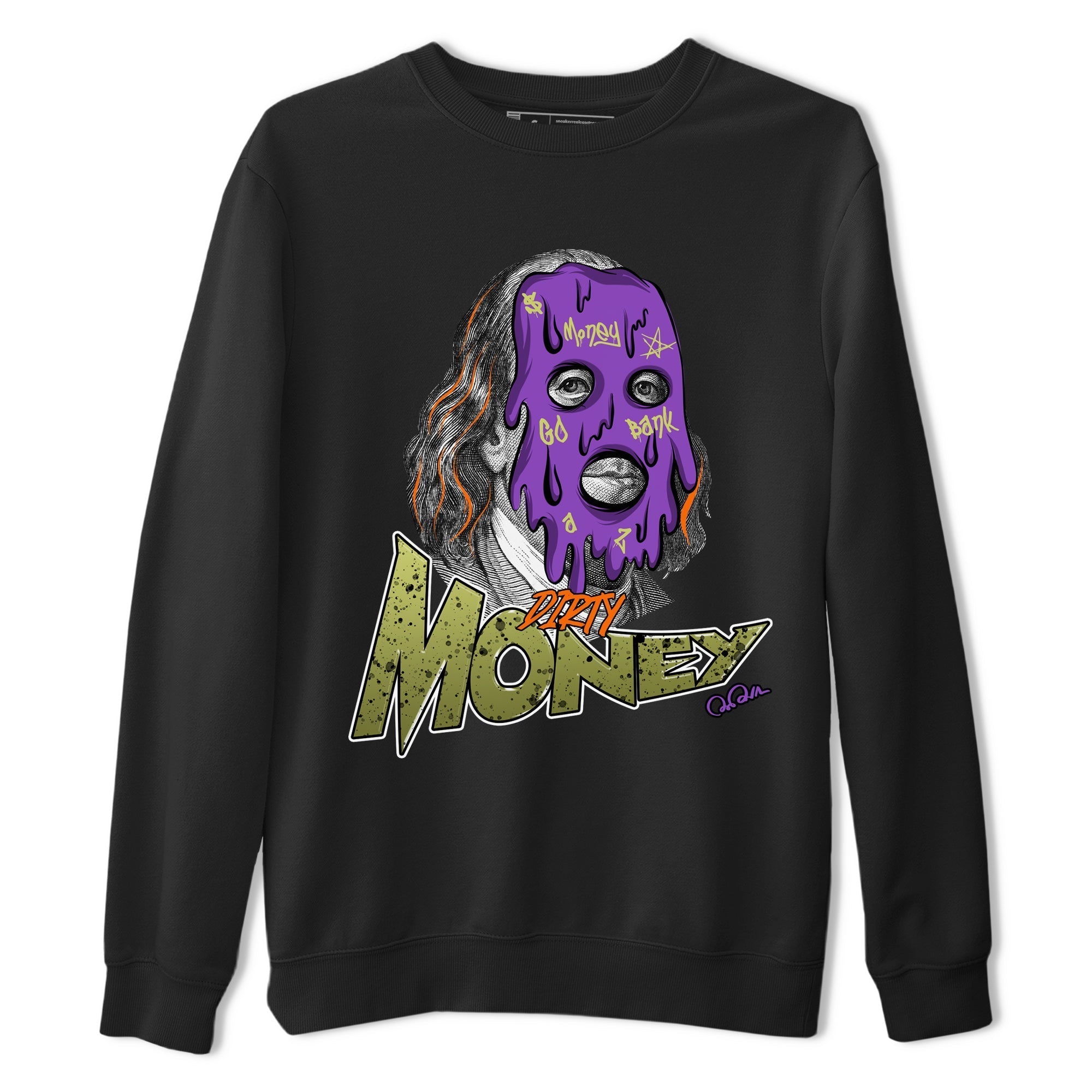 Dirty Money snkmatch Tee - Air Jordan 4 Canyon Purple