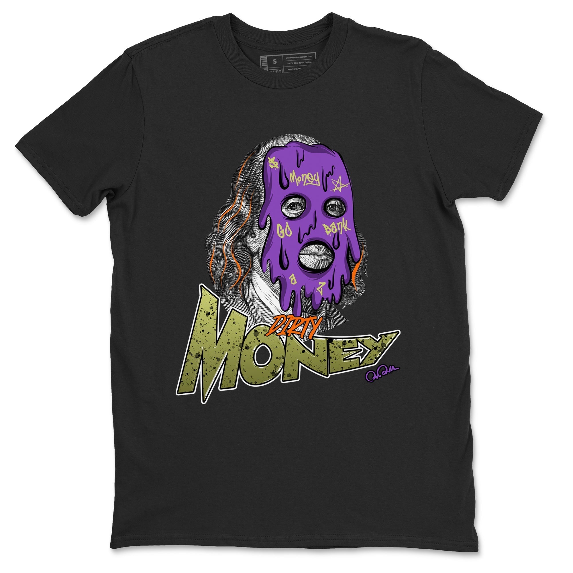 Dirty Money snkmatch Tee - Air Jordan 4 Canyon Purple