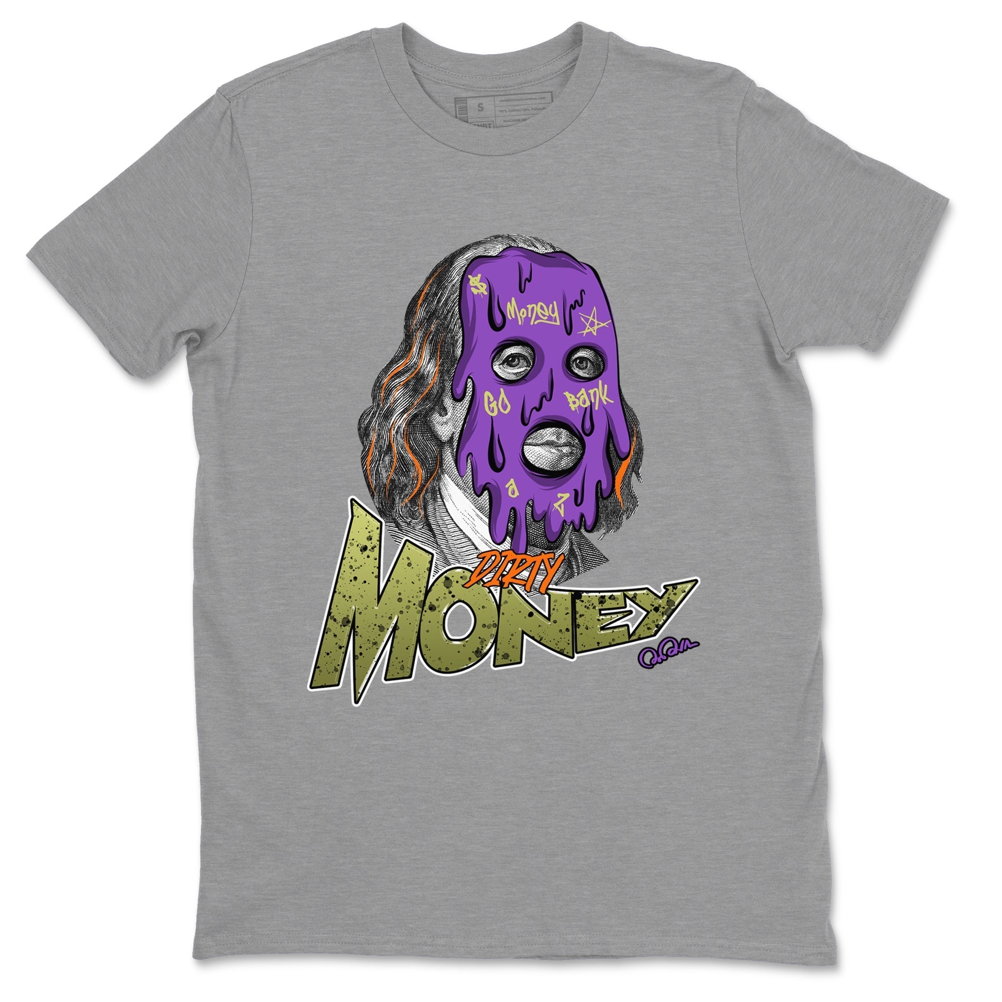 Dirty Money snkmatch Tee - Air Jordan 4 Canyon Purple