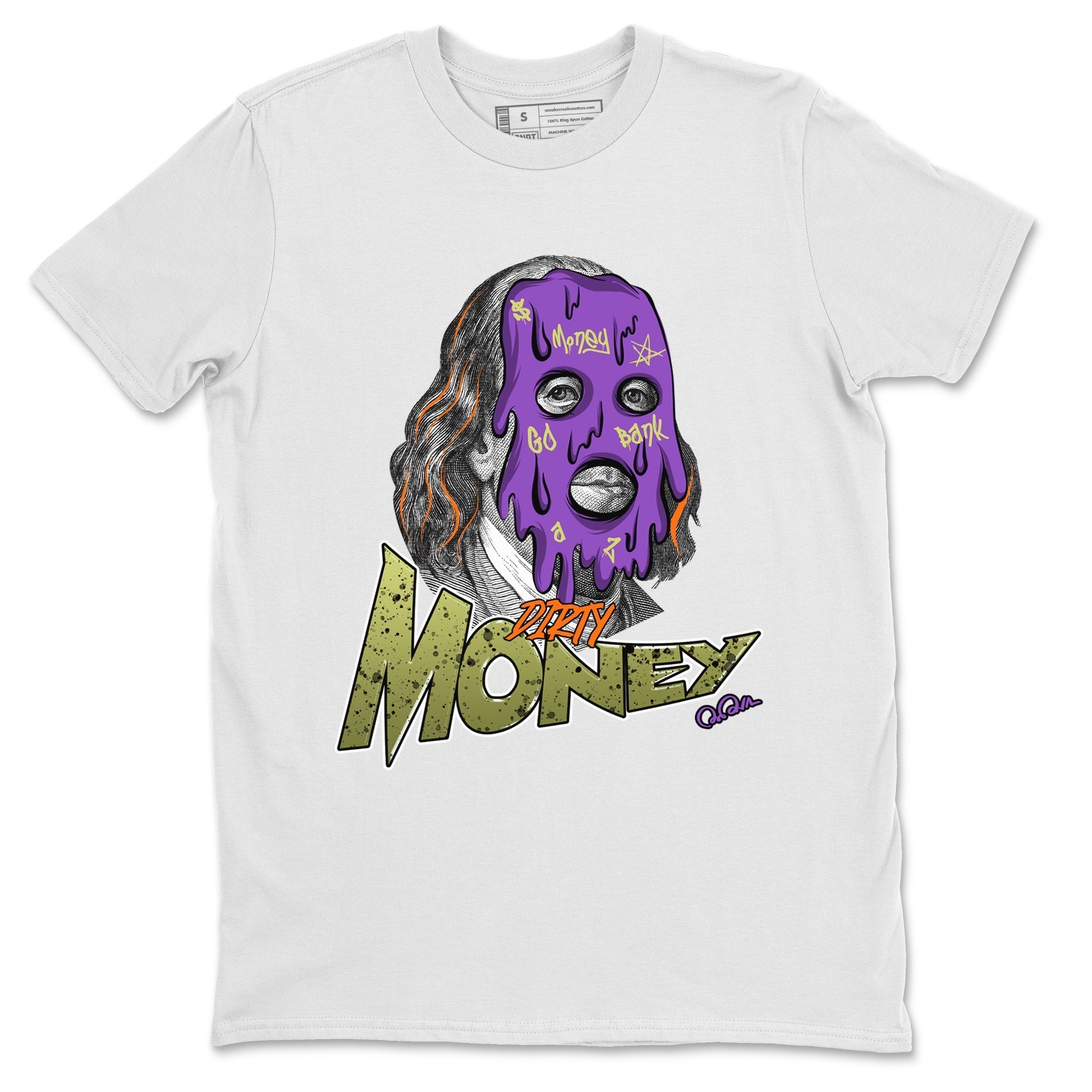 Dirty Money snkmatch Tee - Air Jordan 4 Canyon Purple
