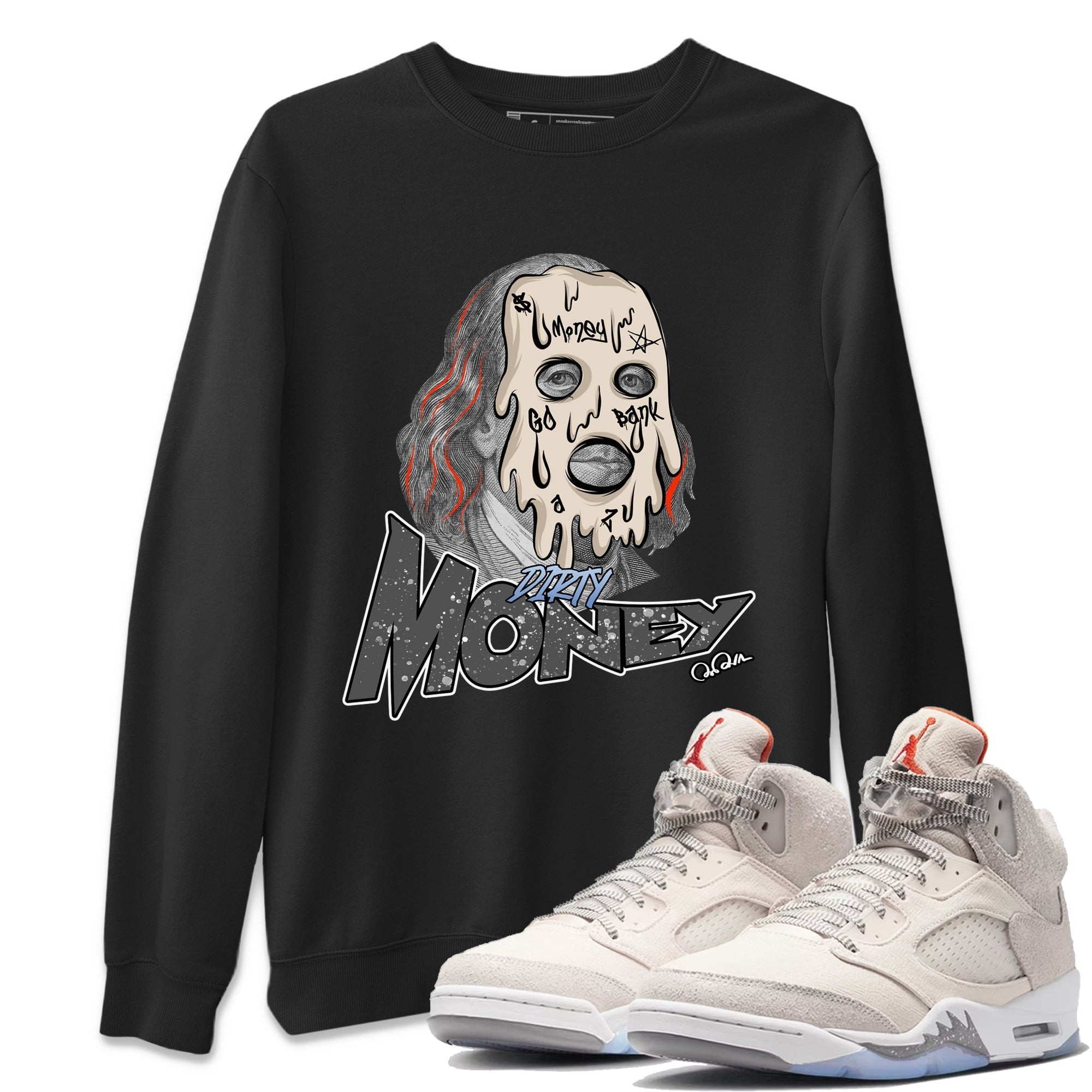 Dirty Money Unisex Tops - Air Jordan 5 Craft