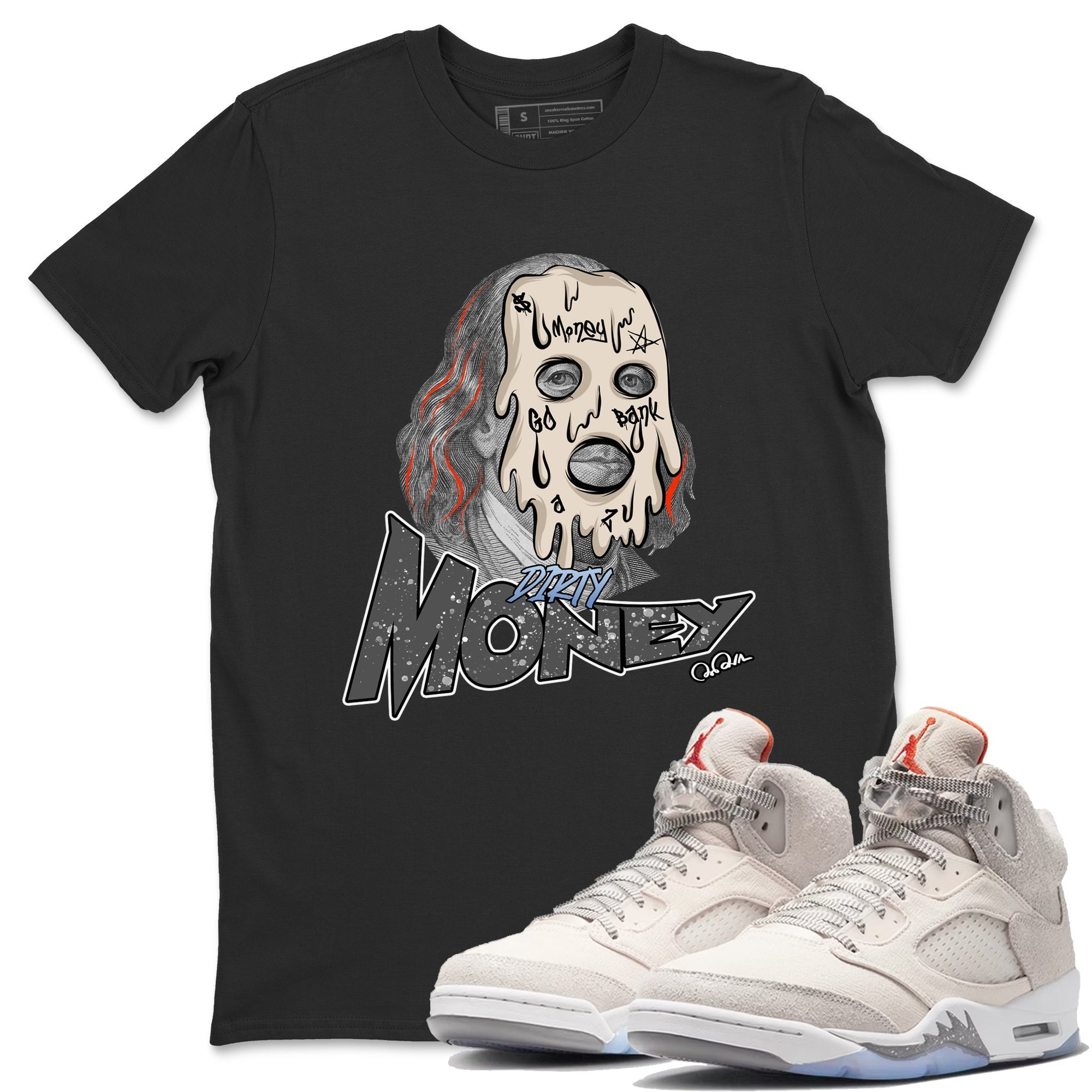 Dirty Money Unisex Tops - Air Jordan 5 Craft