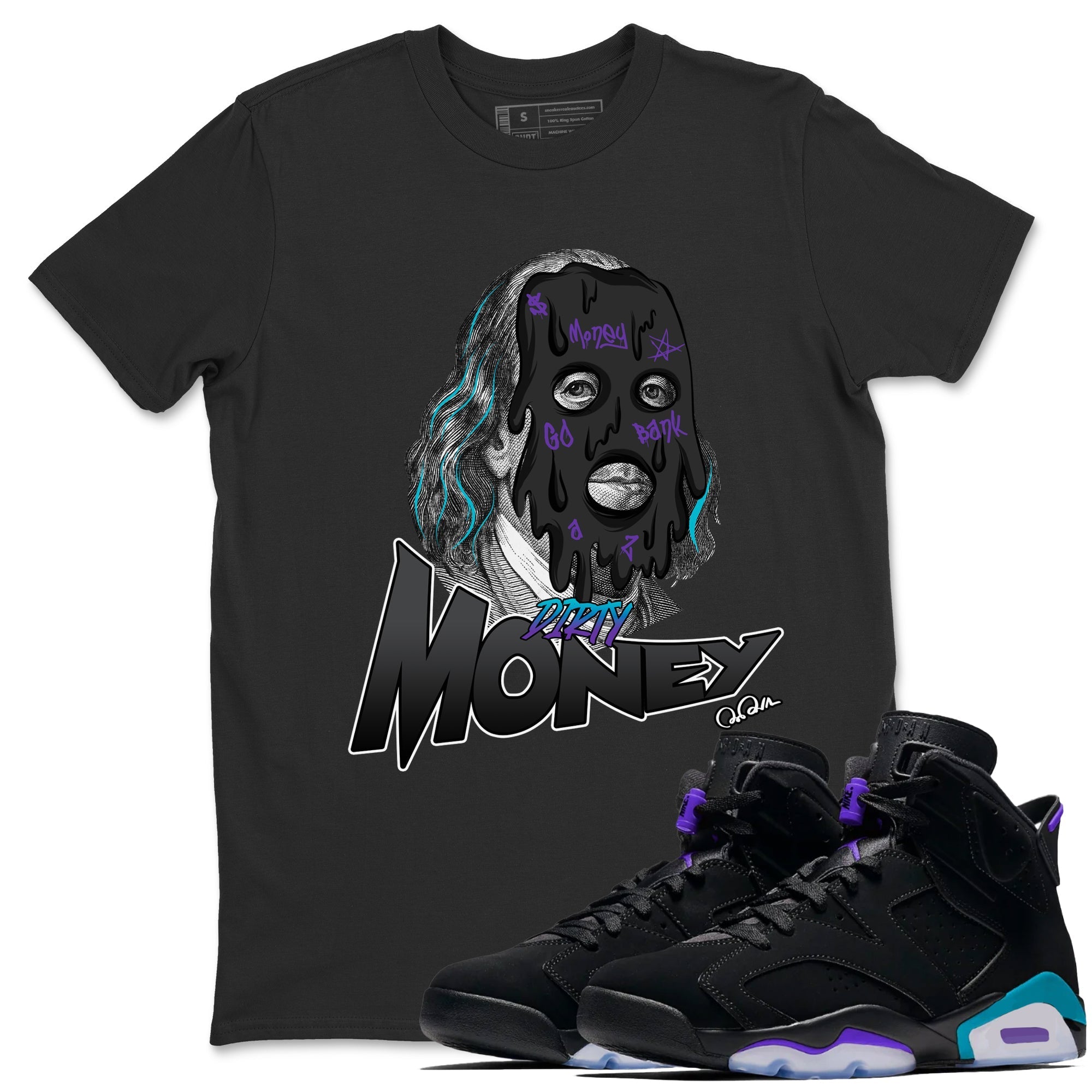 Dirty Money Unisex Tops - Air Jordan 6 Aqua