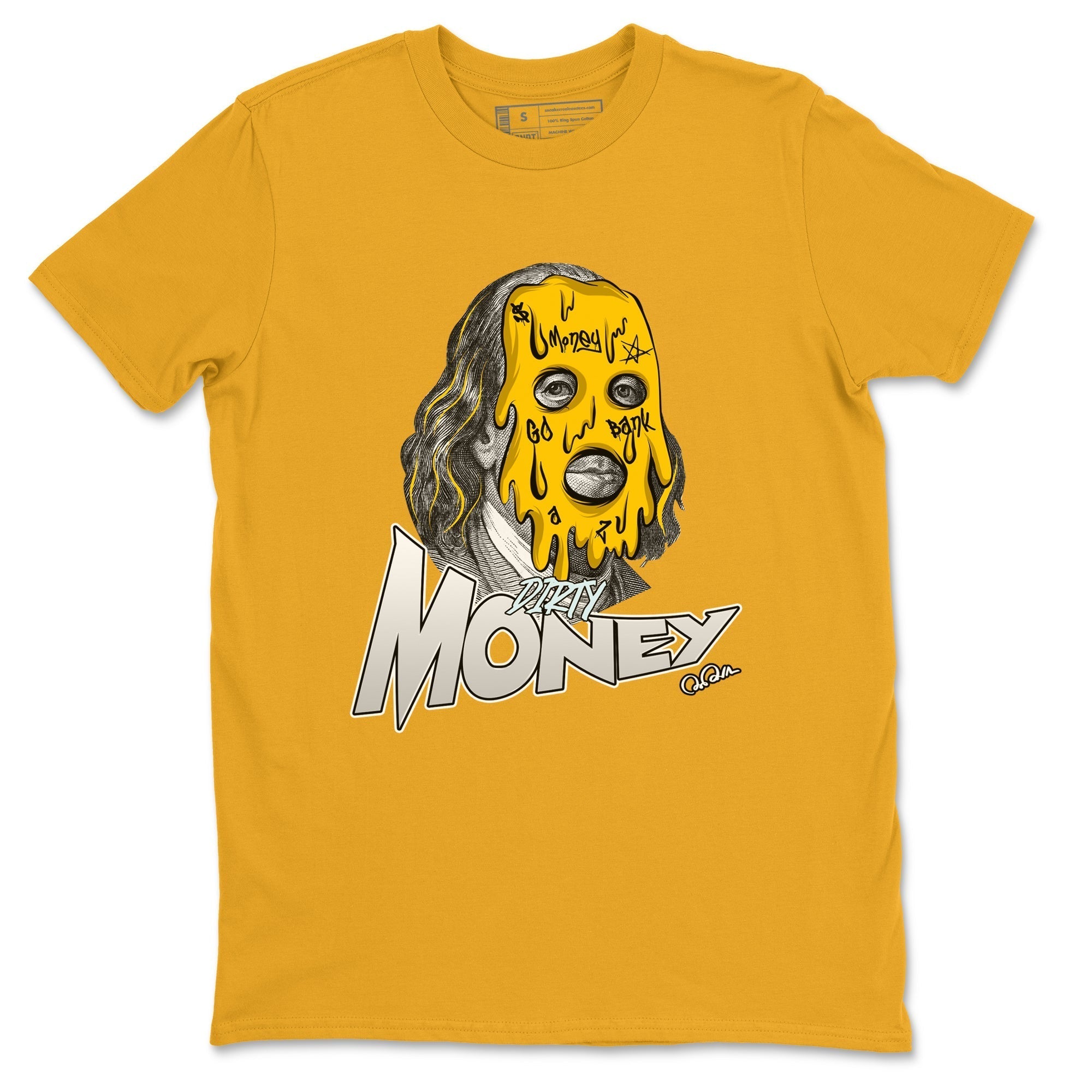 Dirty Money snkmatch Tee - Air Jordan 6 Yellow Ochre