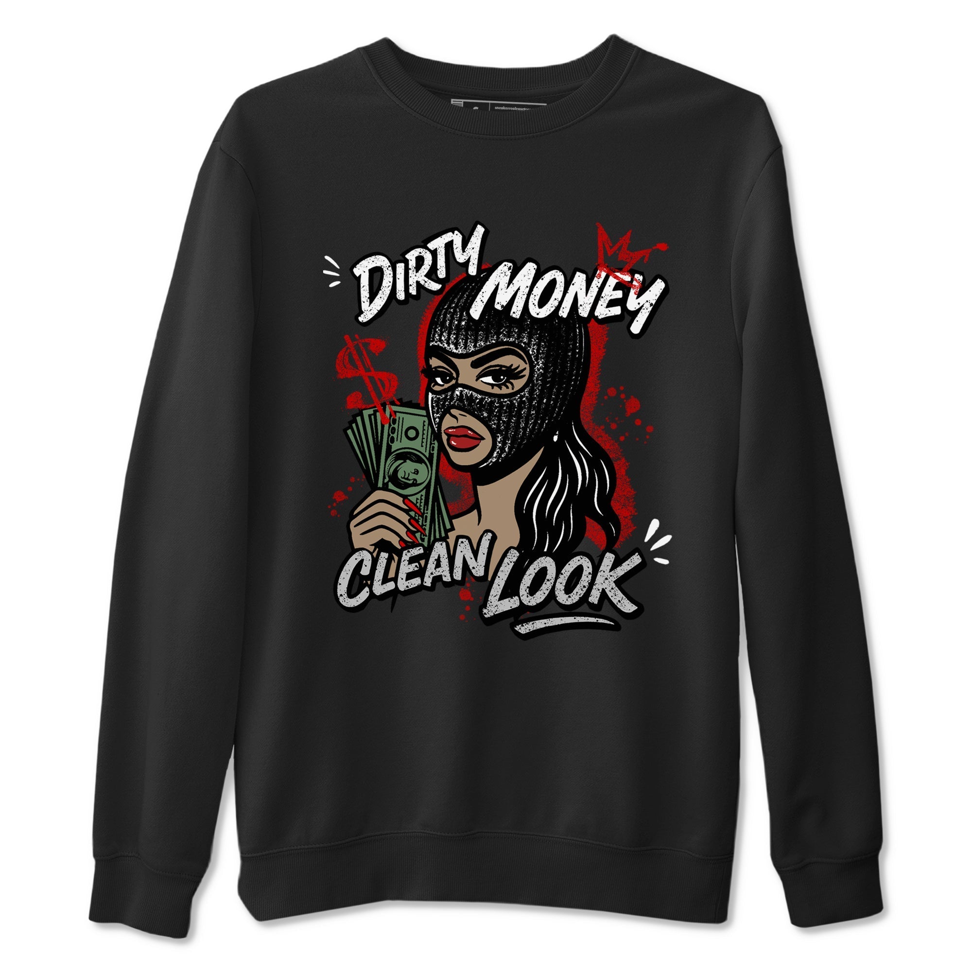 Dirty Money Clean Look snkmatch Tees - Air Jordan 4 White Cement