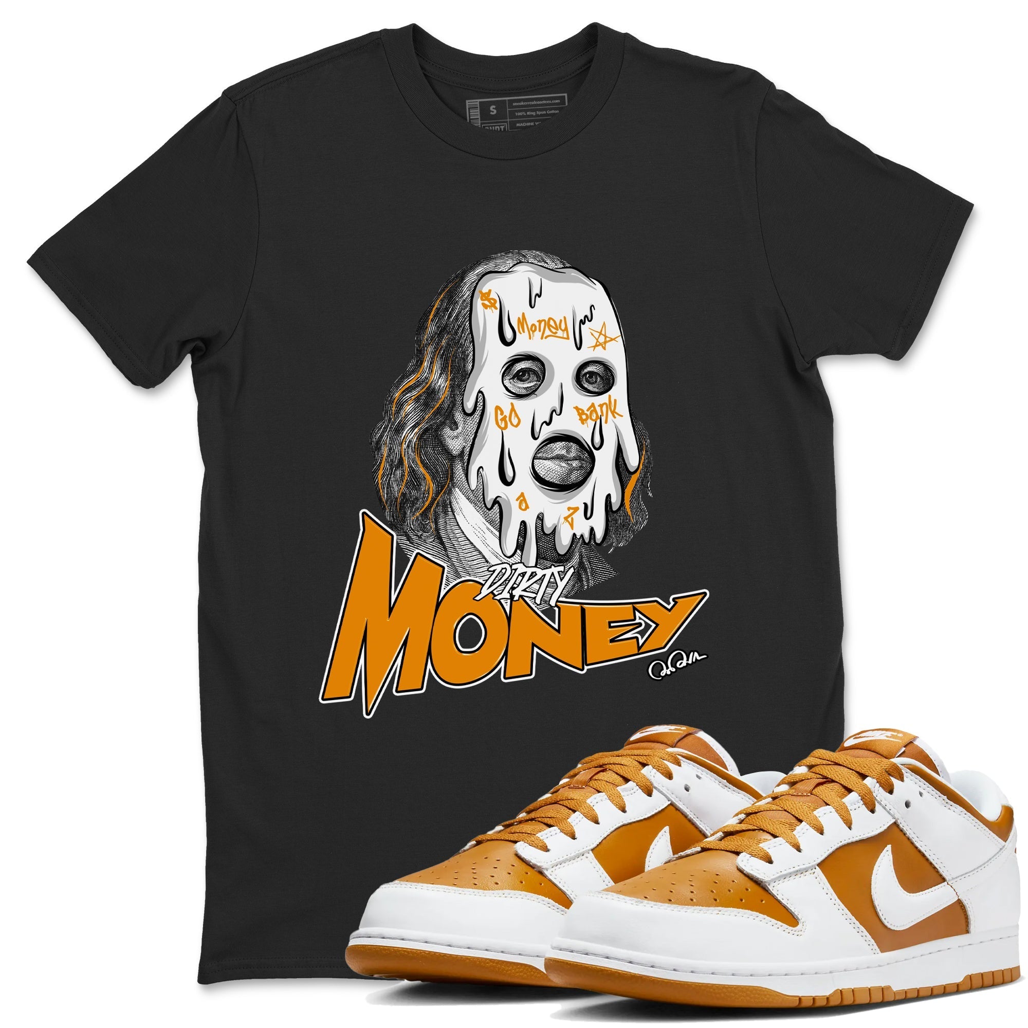 Dirty Money snkmatch Tees - Dunk Dark Curry