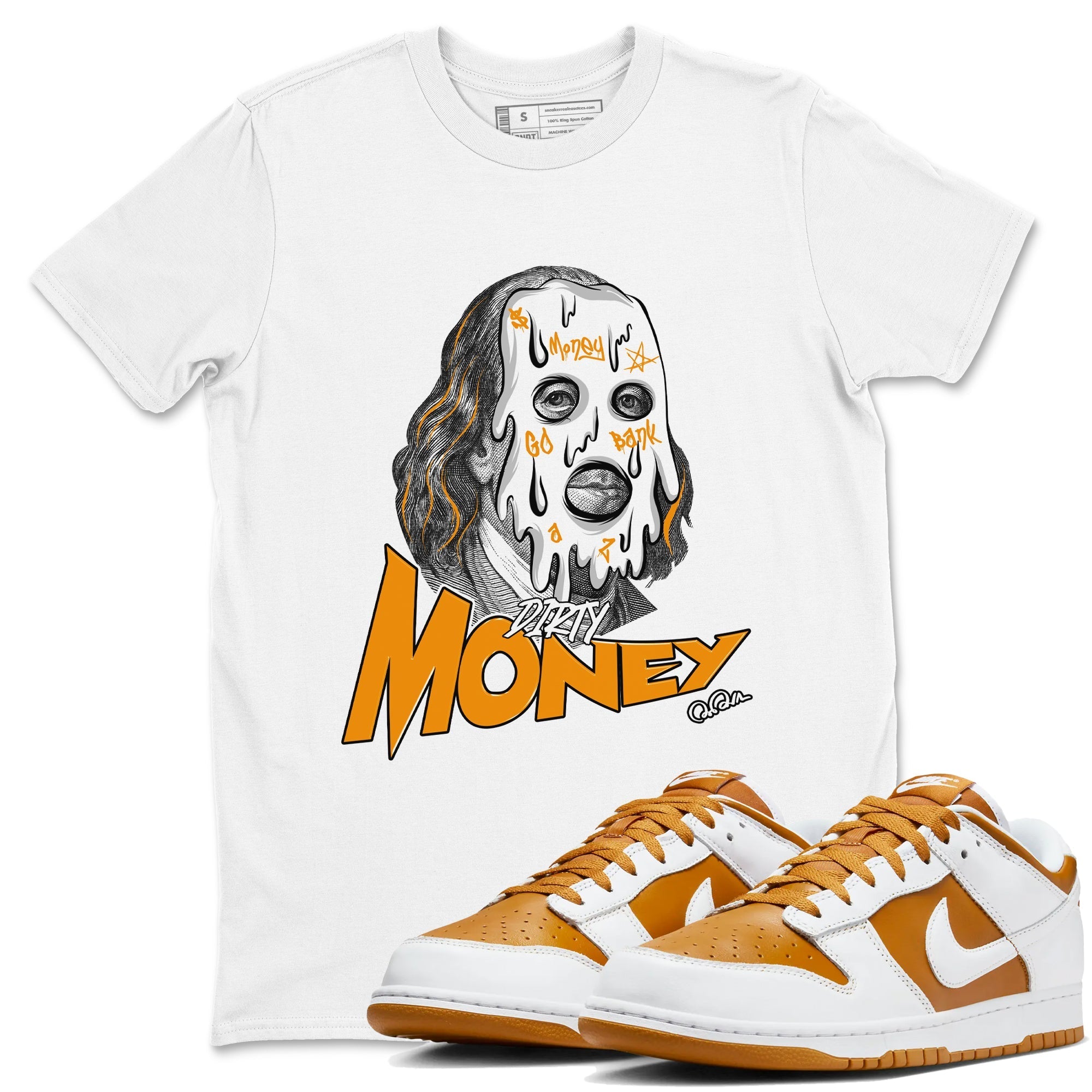 Dirty Money snkmatch Tees - Dunk Dark Curry