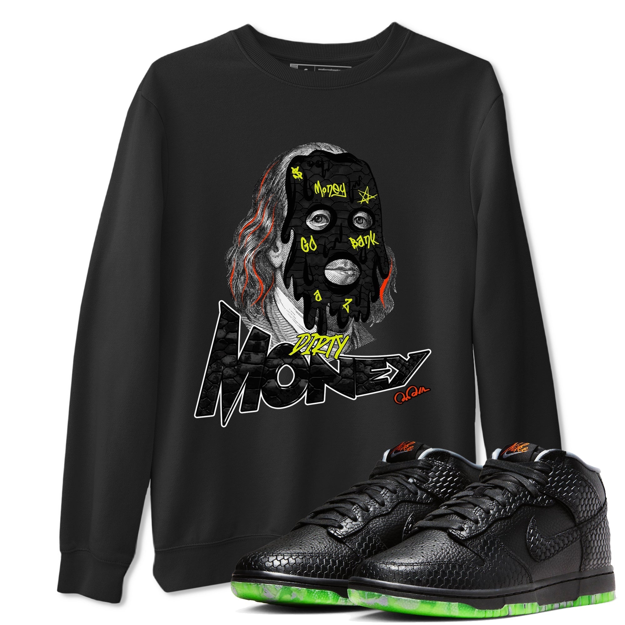 Dirty Money snkmatch Tee - Dunk Halloween