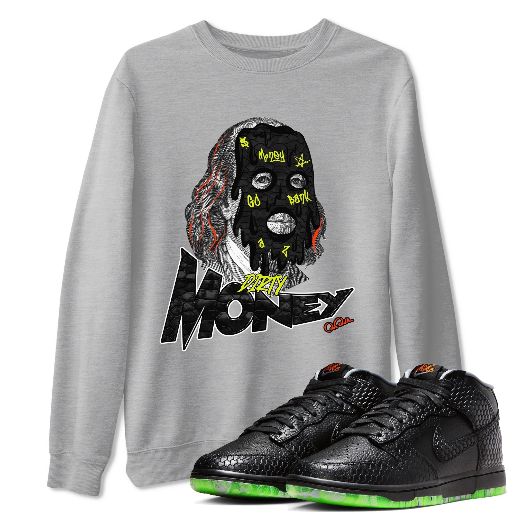 Dirty Money snkmatch Tee - Dunk Halloween