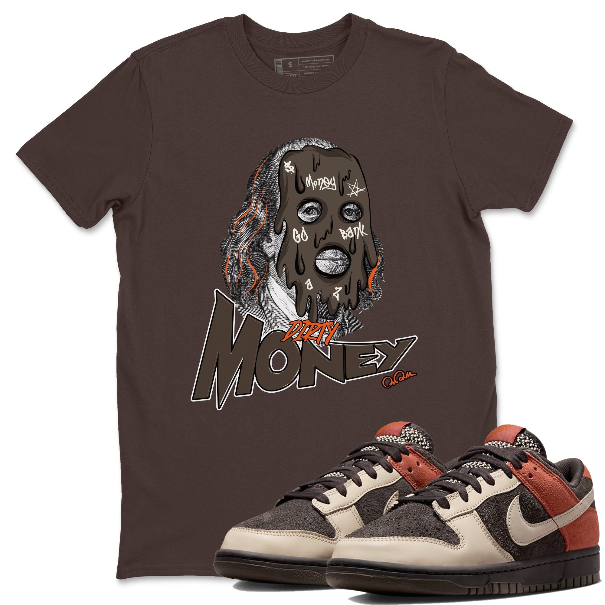 Dirty Money snkmatch Tee - Dunk Red Panda