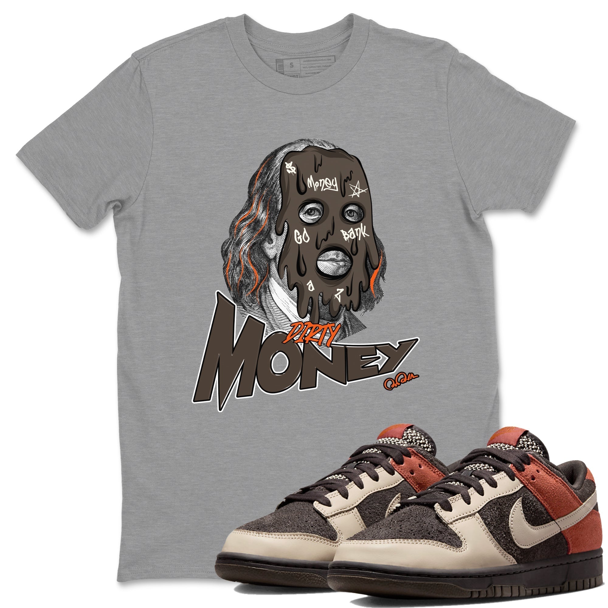 Dirty Money snkmatch Tee - Dunk Red Panda