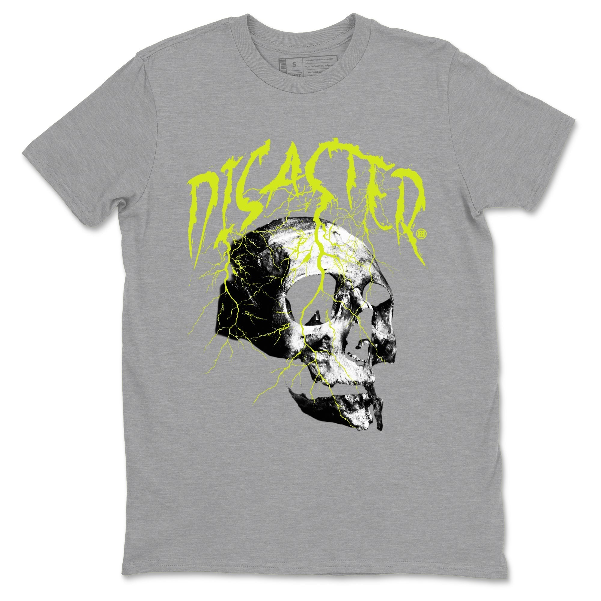 Disaster Skull snkmatch Tees - Air Foamposite One Black Volt