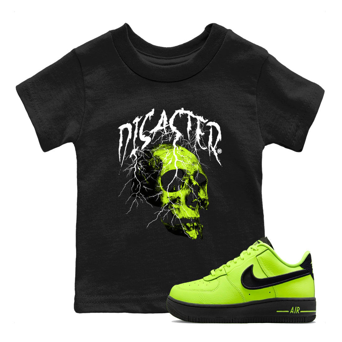 Disater Skull snkmatch Tees Kids - Air Force 1 Volt