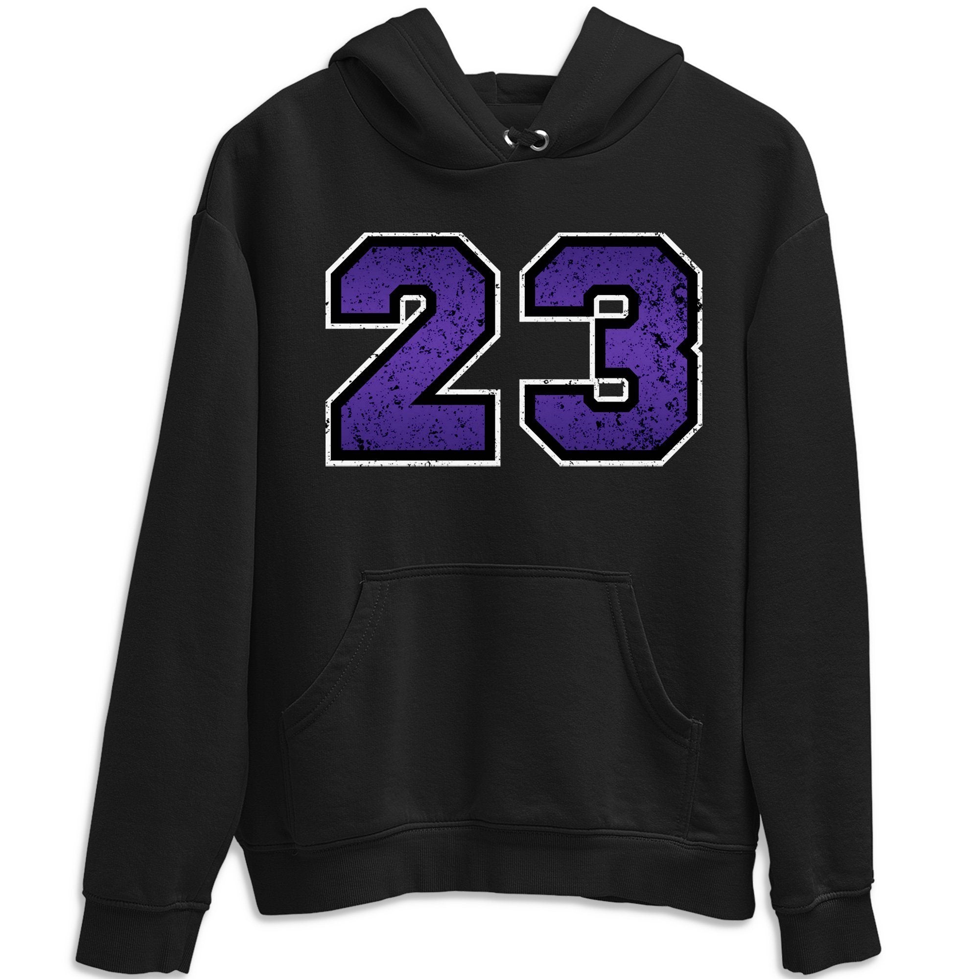 Distressed 23 Unisex Tops - Air Jordan 1 Court Purple