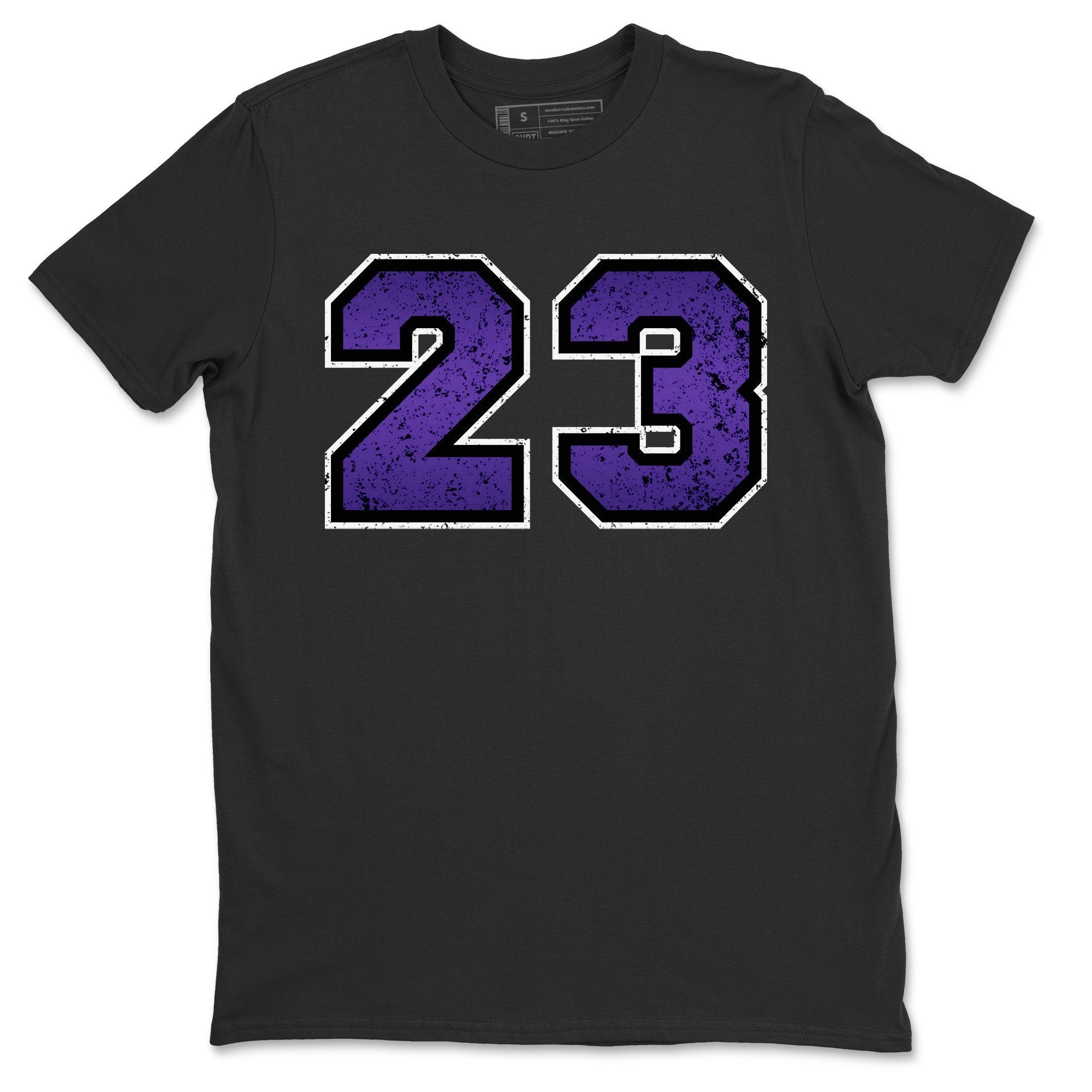 Distressed 23 Unisex Tops - Air Jordan 1 Court Purple