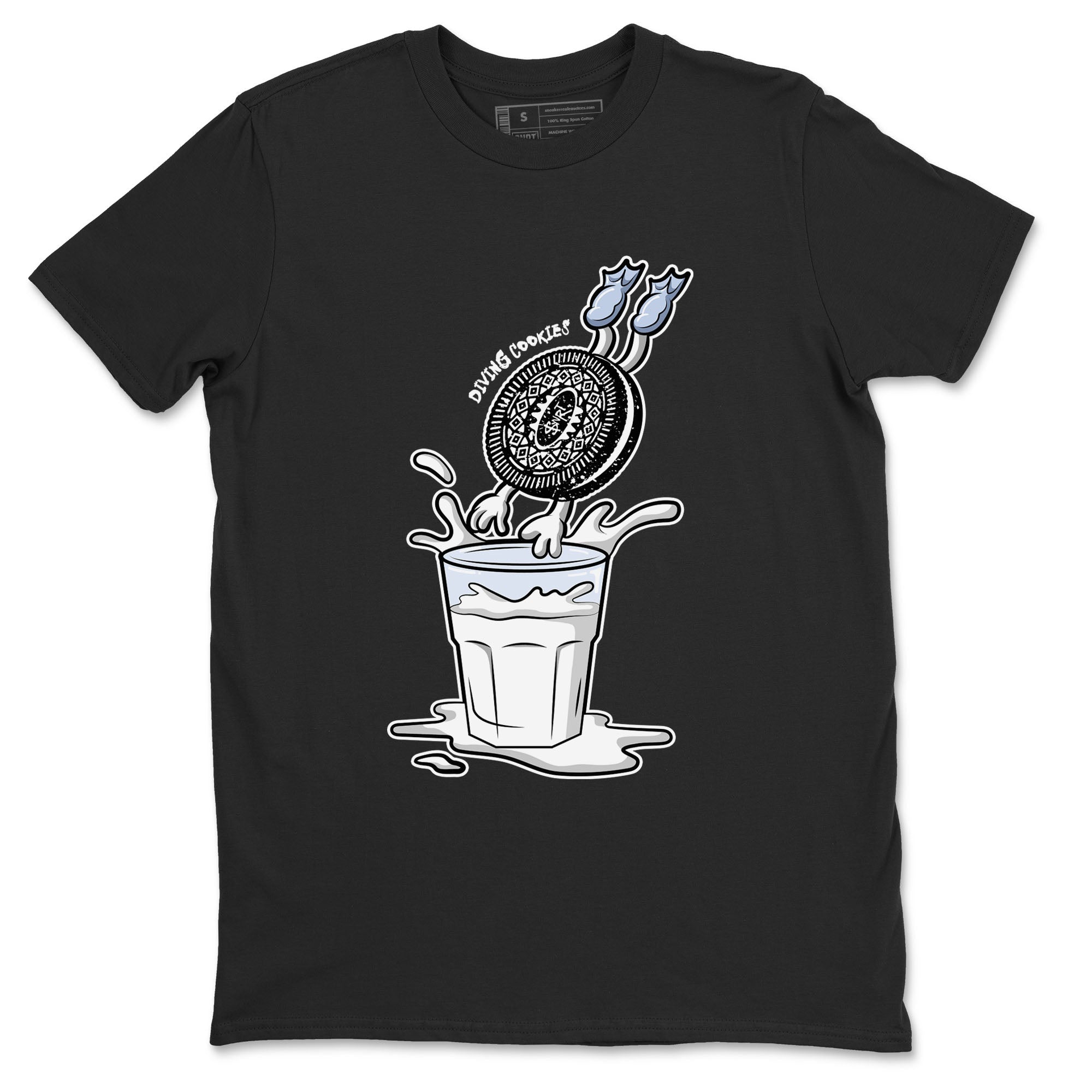Diving Cookies snkmatch Tees - Air Jordan 6 White Black