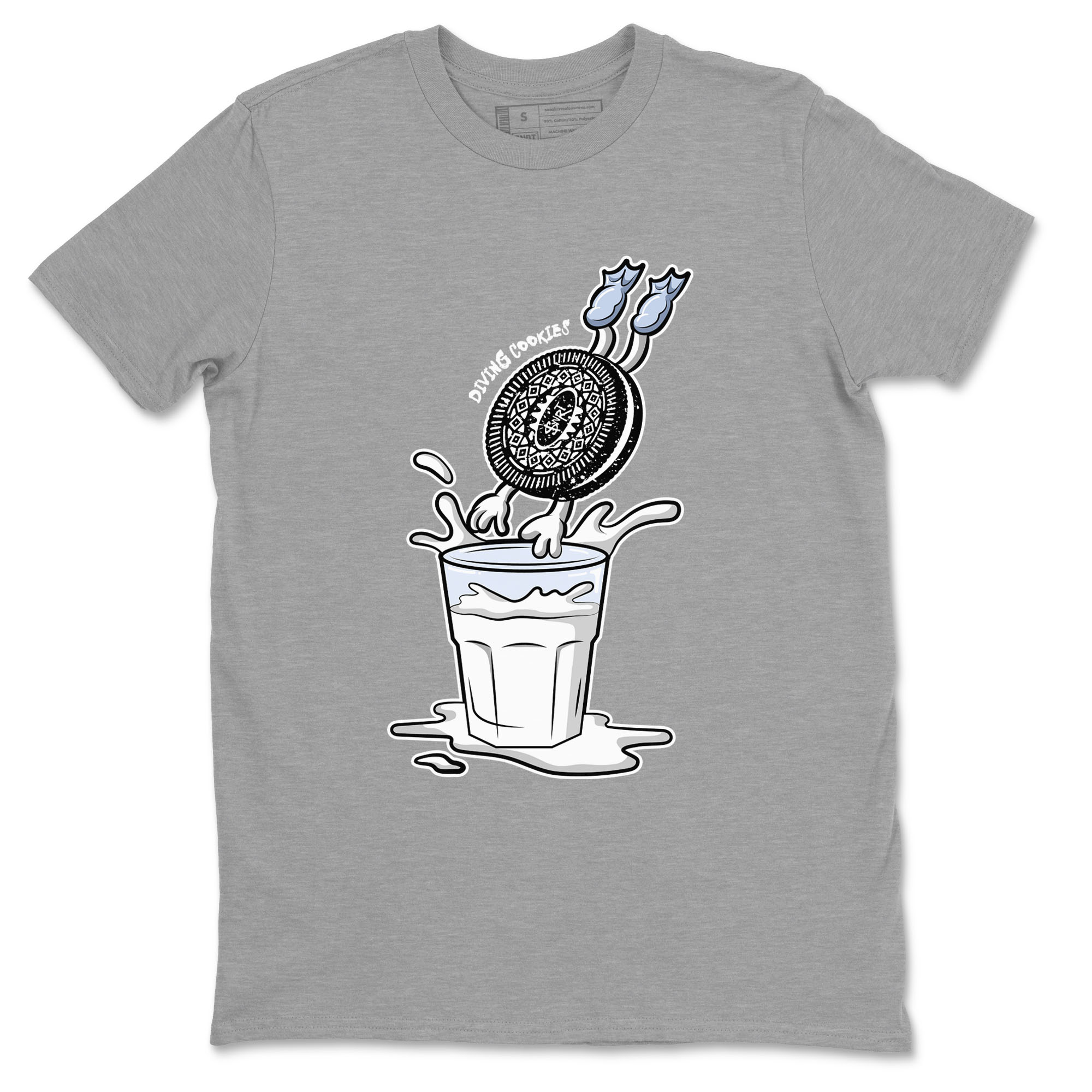 Diving Cookies snkmatch Tees - Air Jordan 6 White Black