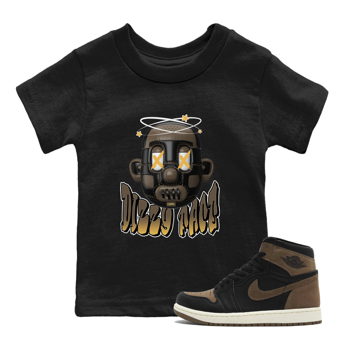 Dizzy Face snkmatch Tee Kids - Air Jordan 1 Palomino