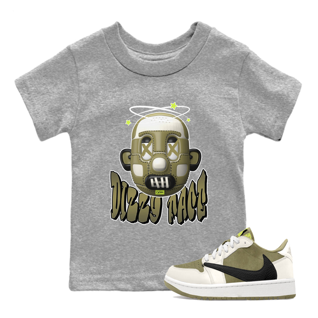 Dizzy Face snkmatch Tee Kids - Air Jordan 1 Travis Scott Golf