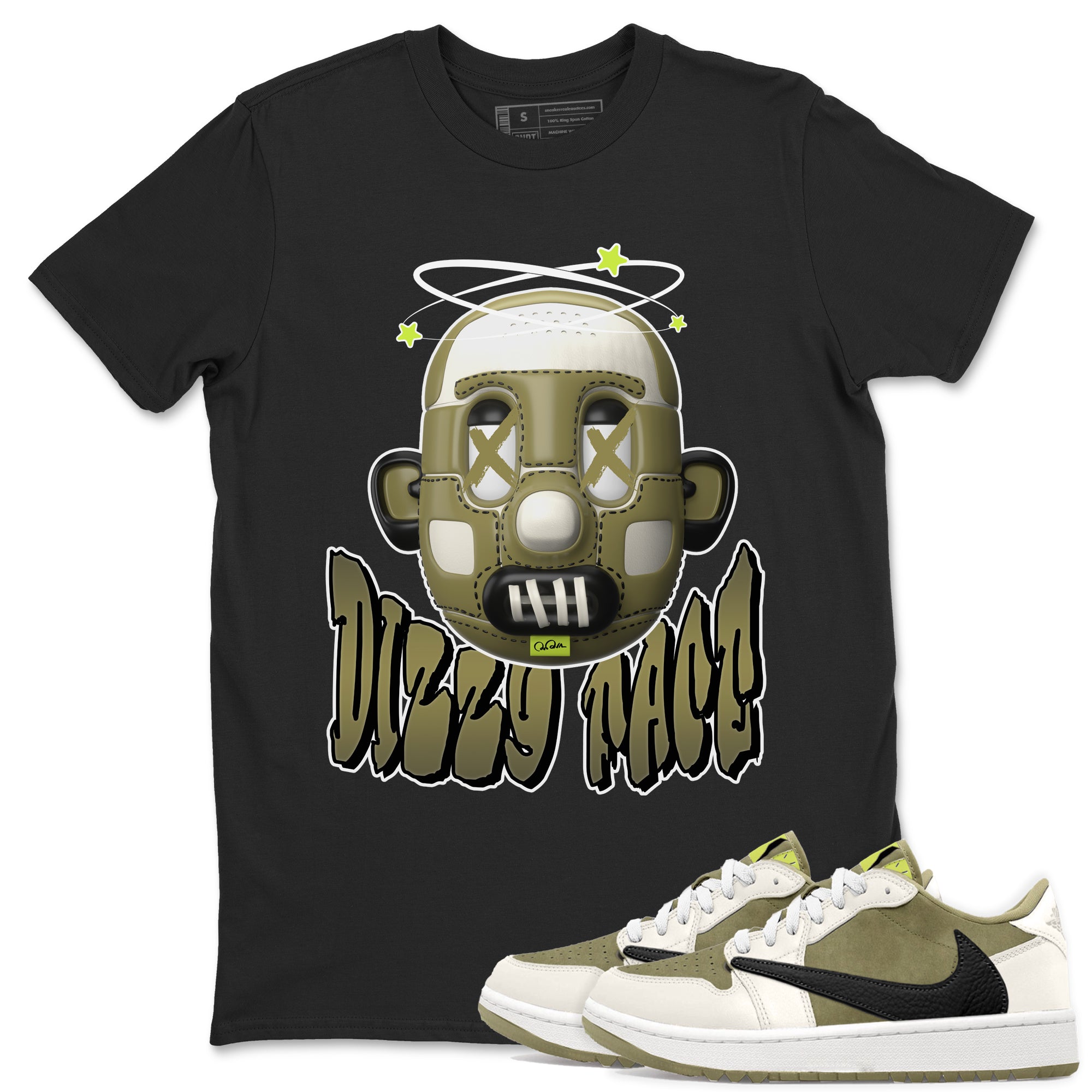 Dizzy Face snkmatch Tee - Air Jordan 1 Travis Scott Golf