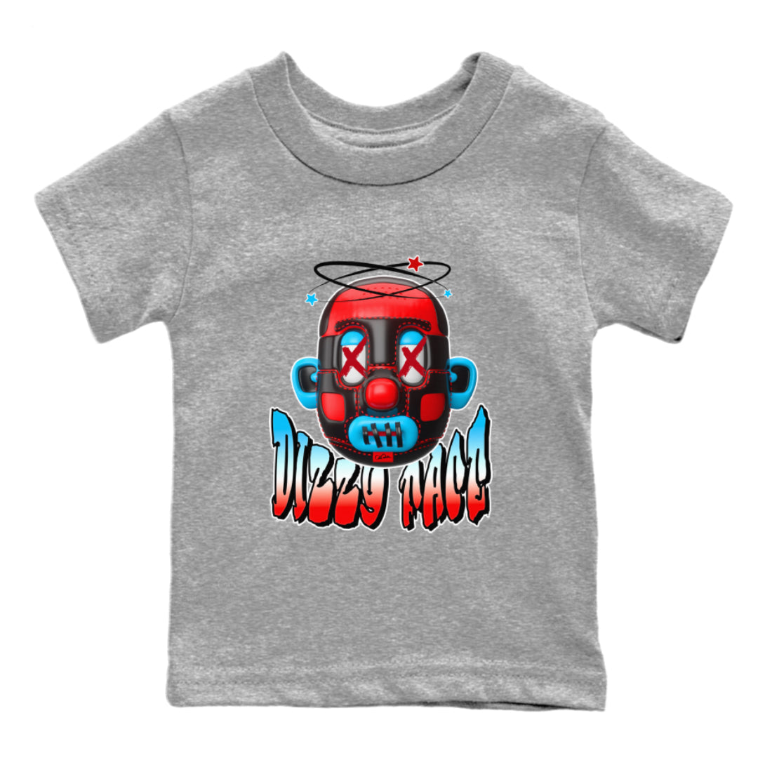 Dizzy Face Kids Tops - Air Jordan 1 UNC to Chicago