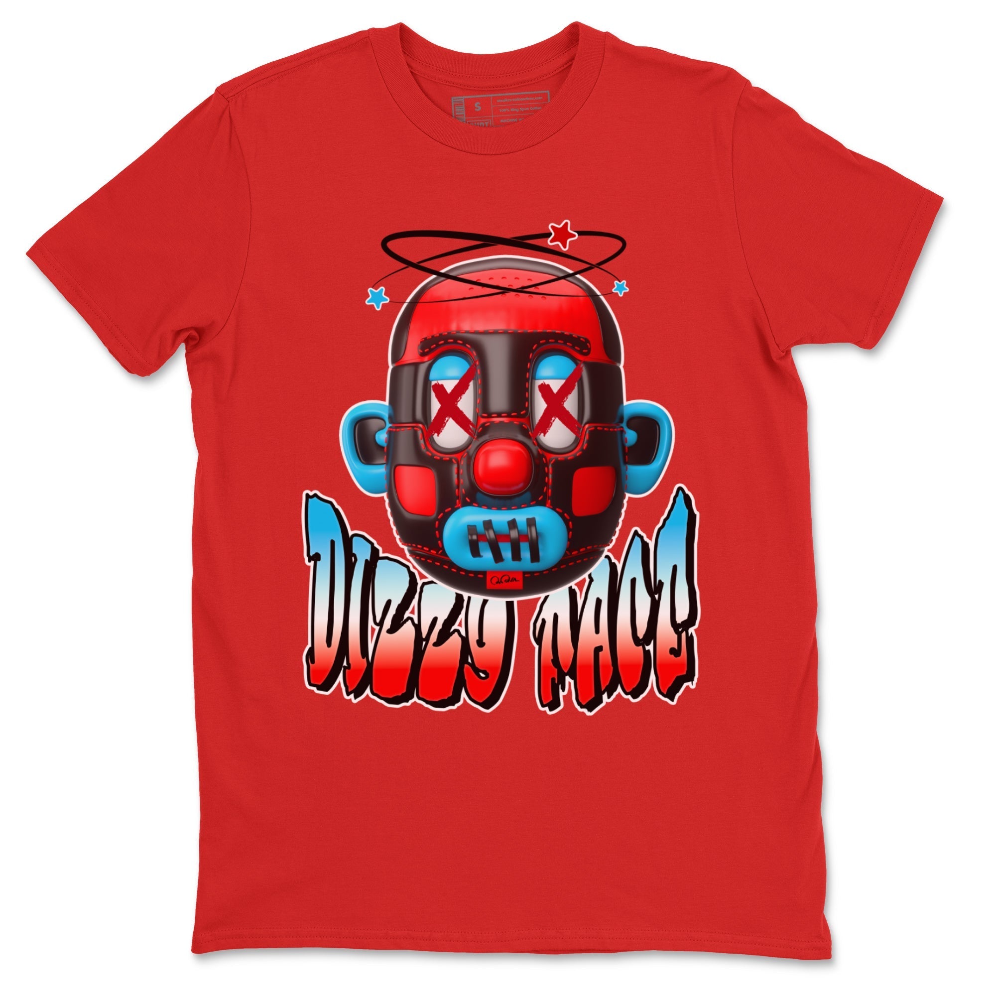Dizzy Face Unisex Tops - Air Jordan 1 UNC to Chicago