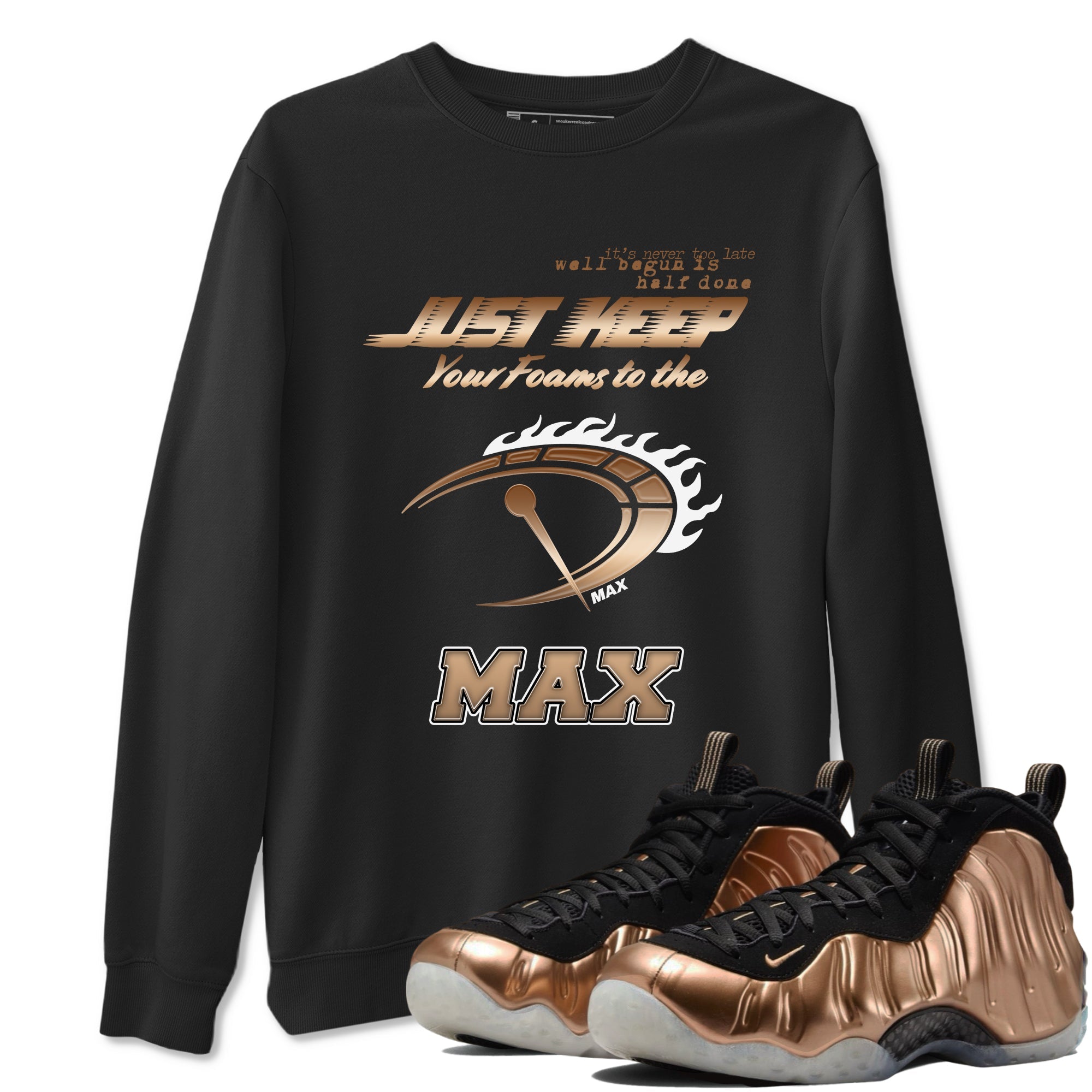 Do It To The Max snkmatch Tees - Air Foamposite One Metallic Copper