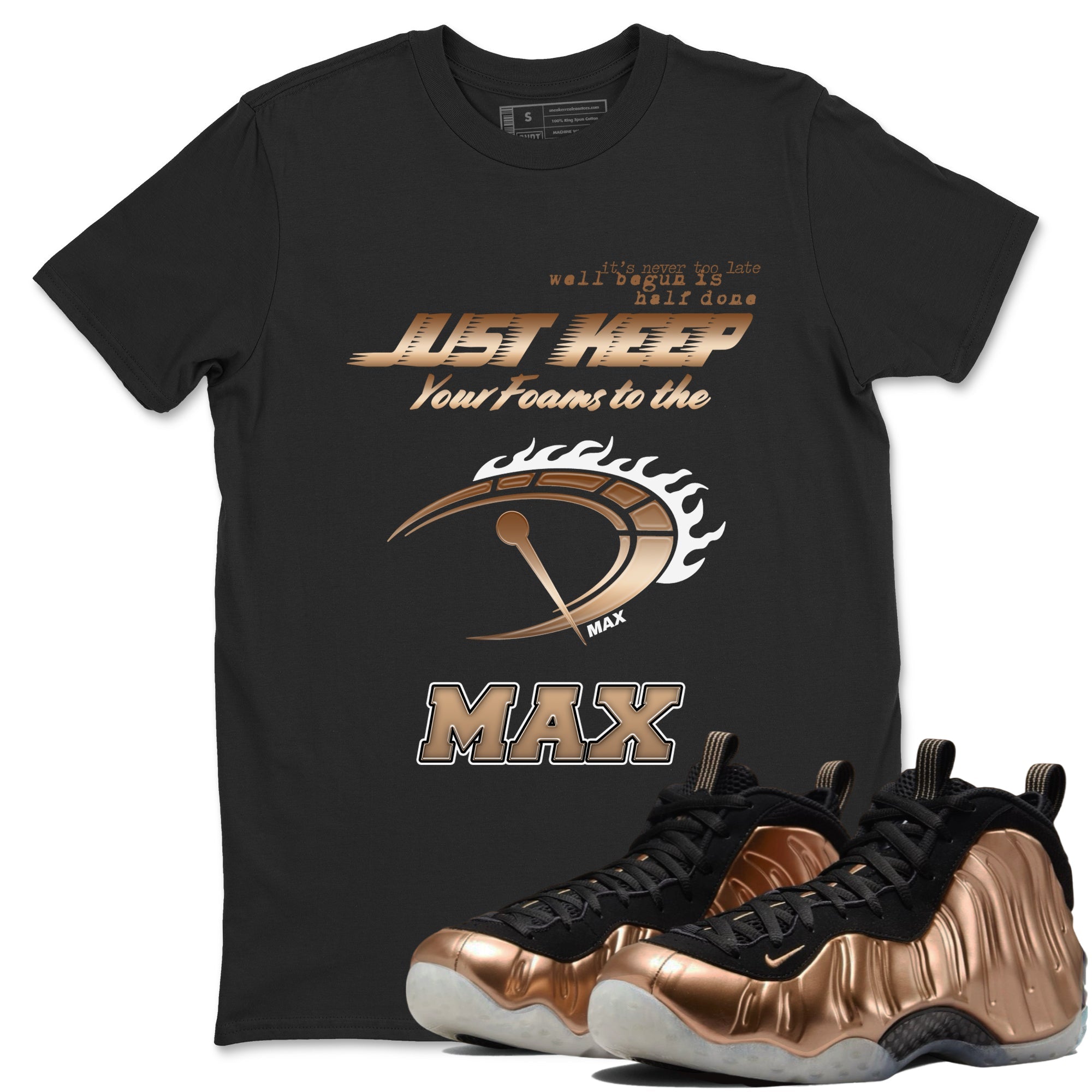 Do It To The Max snkmatch Tees - Air Foamposite One Metallic Copper