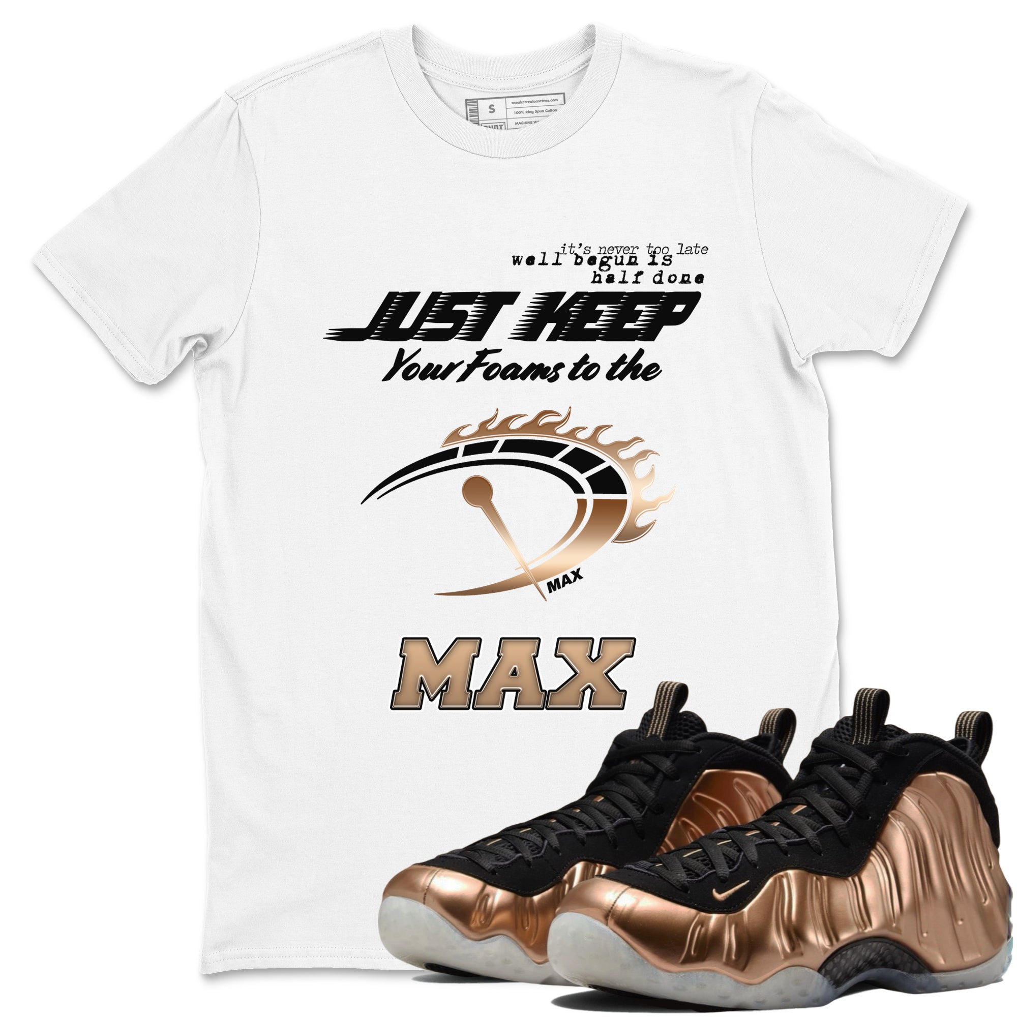 Do It To The Max snkmatch Tees - Air Foamposite One Metallic Copper