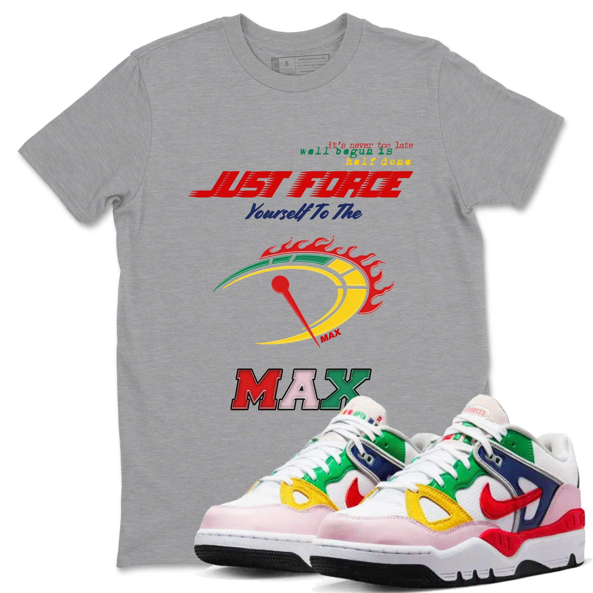 Do It To The Max snkmatch Tees - Air Force 3 Blue Void and Tour Yellow
