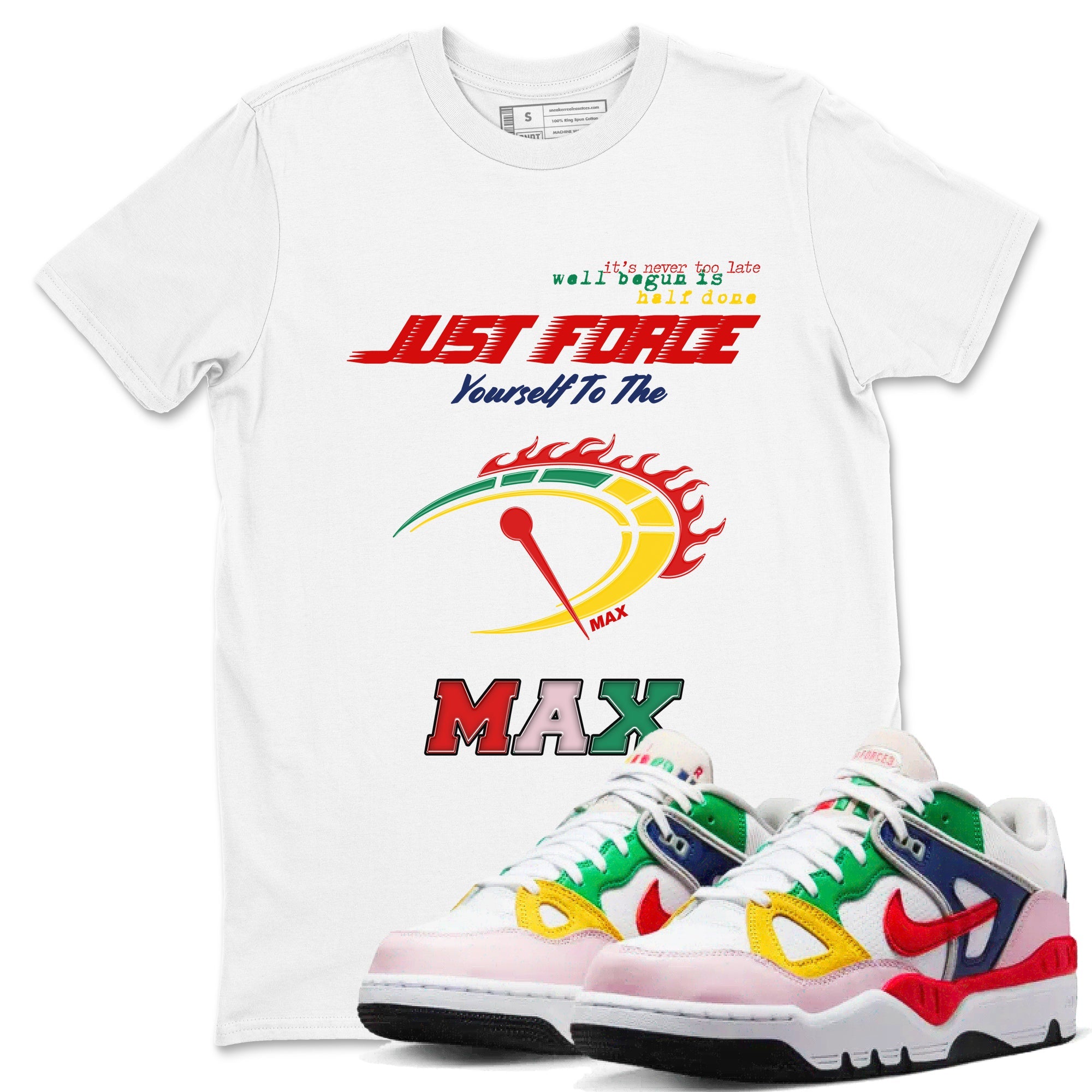 Do It To The Max snkmatch Tees - Air Force 3 Blue Void and Tour Yellow