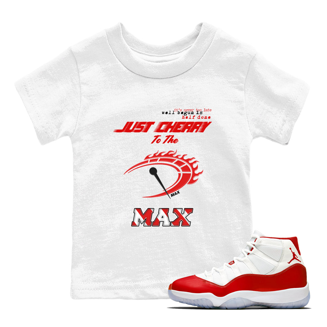 Do It To The Max snkmatch Tees Kids - Air Jordan 11 Cherry