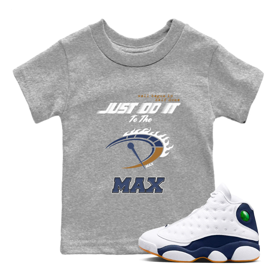 Do It To The Max snkmatch Tees Kids - Air Jordan 13 Midnight Navy