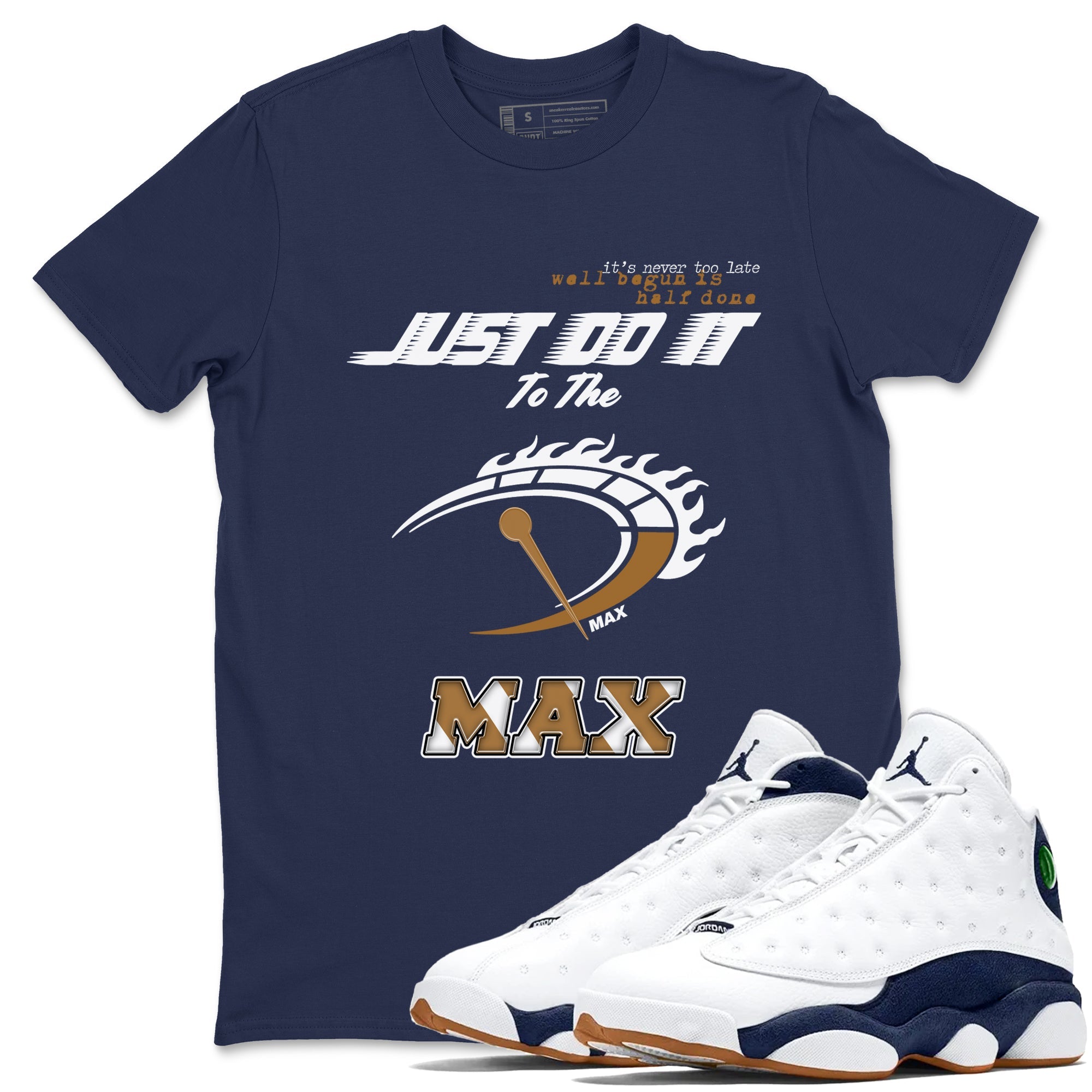 Do It To The Max snkmatch Tees - Air Jordan 13 Midnight Navy