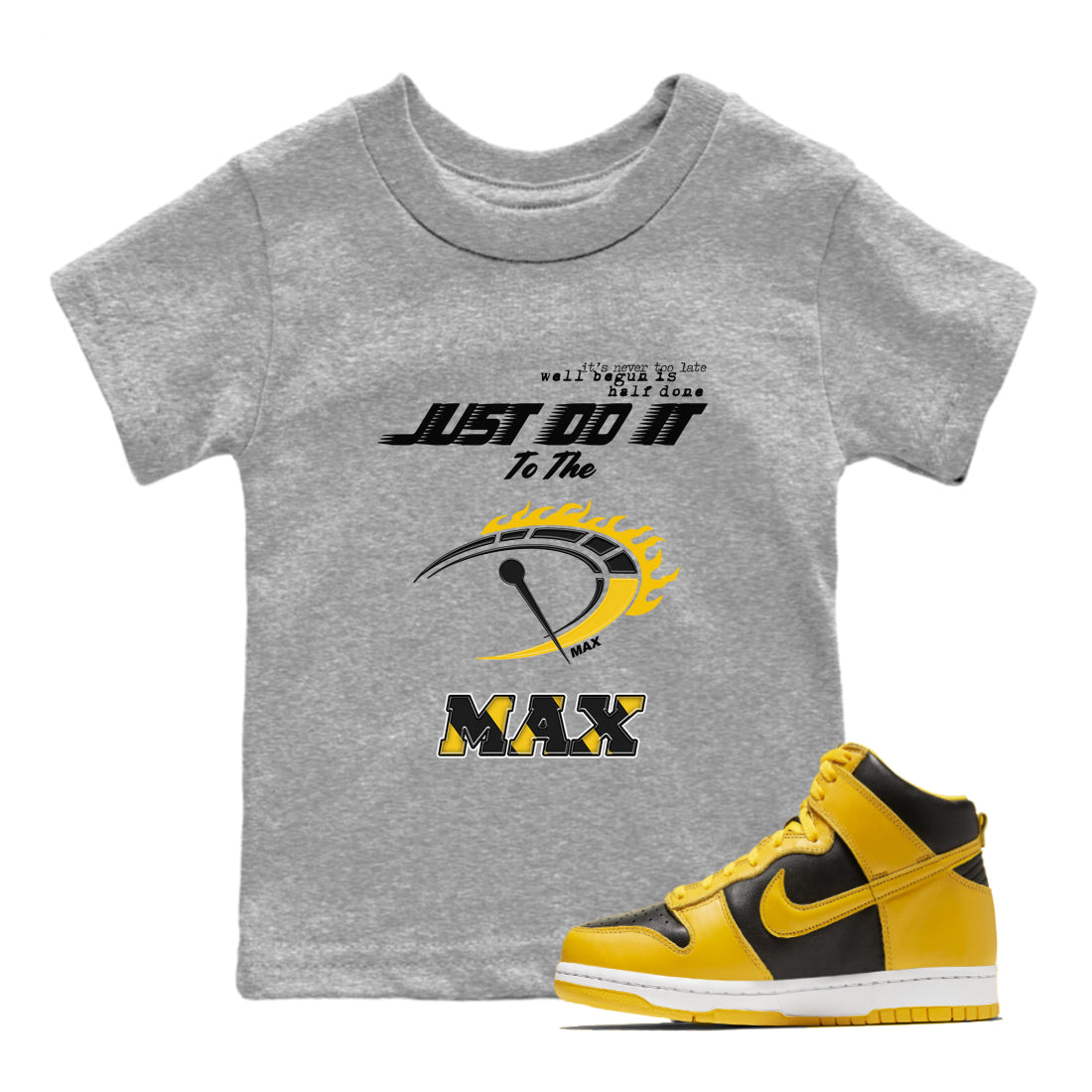 Do It To The Max snkmatch Tees Kids - Dunk High Pollen