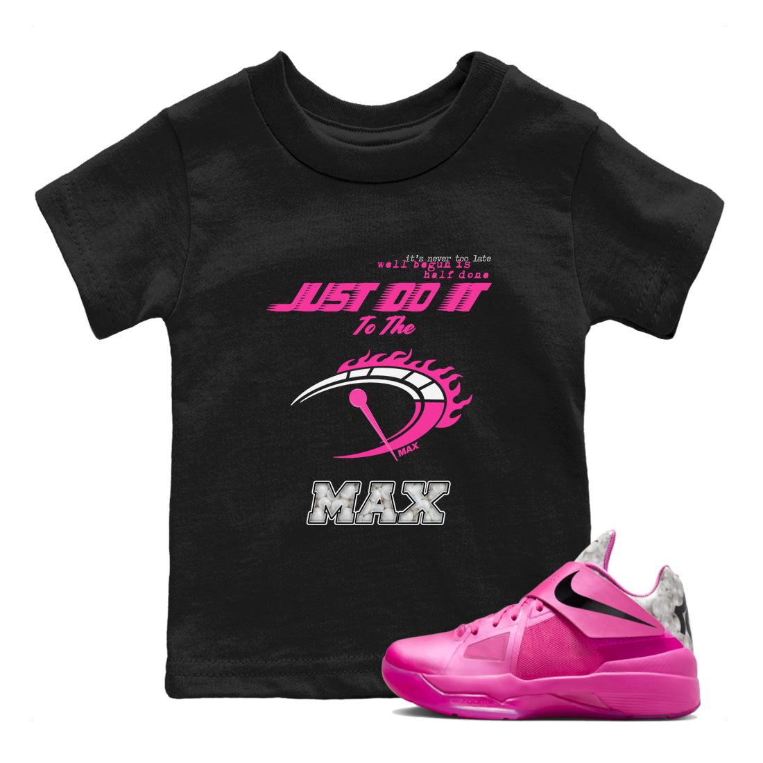 Do It To The Max snkmatch Tees Kids - Nike KD 4 Aunt Pearl
