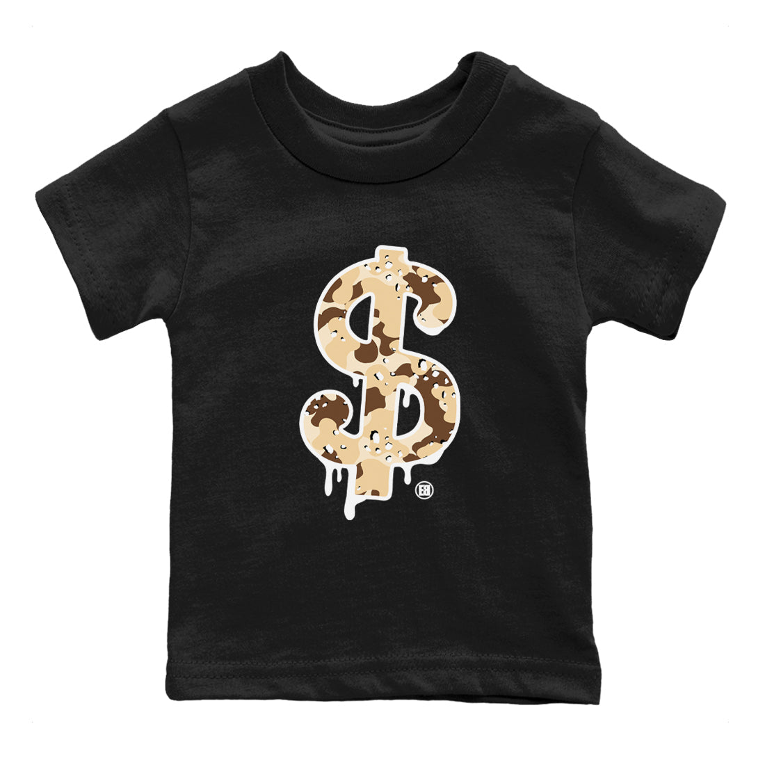 Dollar Camo snkmatch Tees Kids - Air Jordan 3 Desert Camo