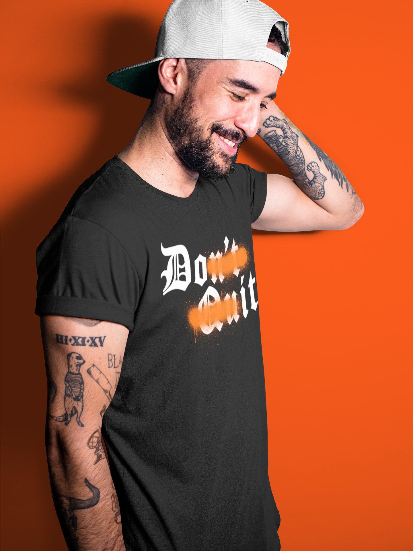 Don't Quit Do It Unisex Tops - Air Jordan 1 Electro Orange