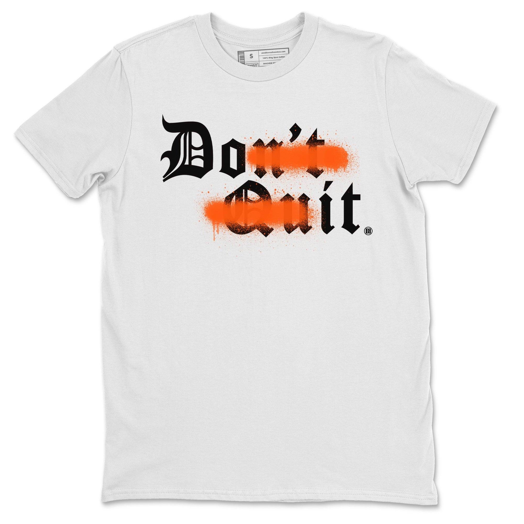 Don't Quit Do It Unisex Tops - Air Jordan 1 Electro Orange