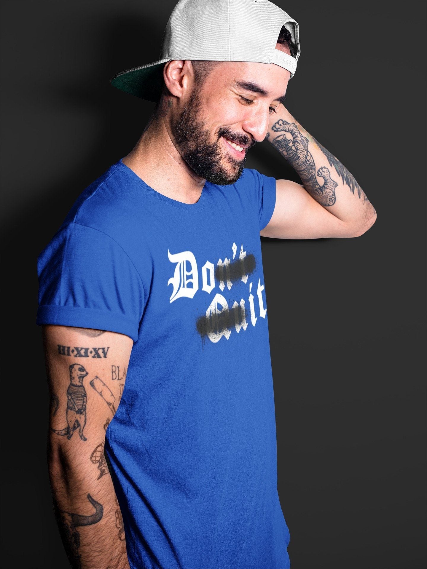 Don't Quit Do It Unisex Tops - Air Jordan 3 Racer Blue