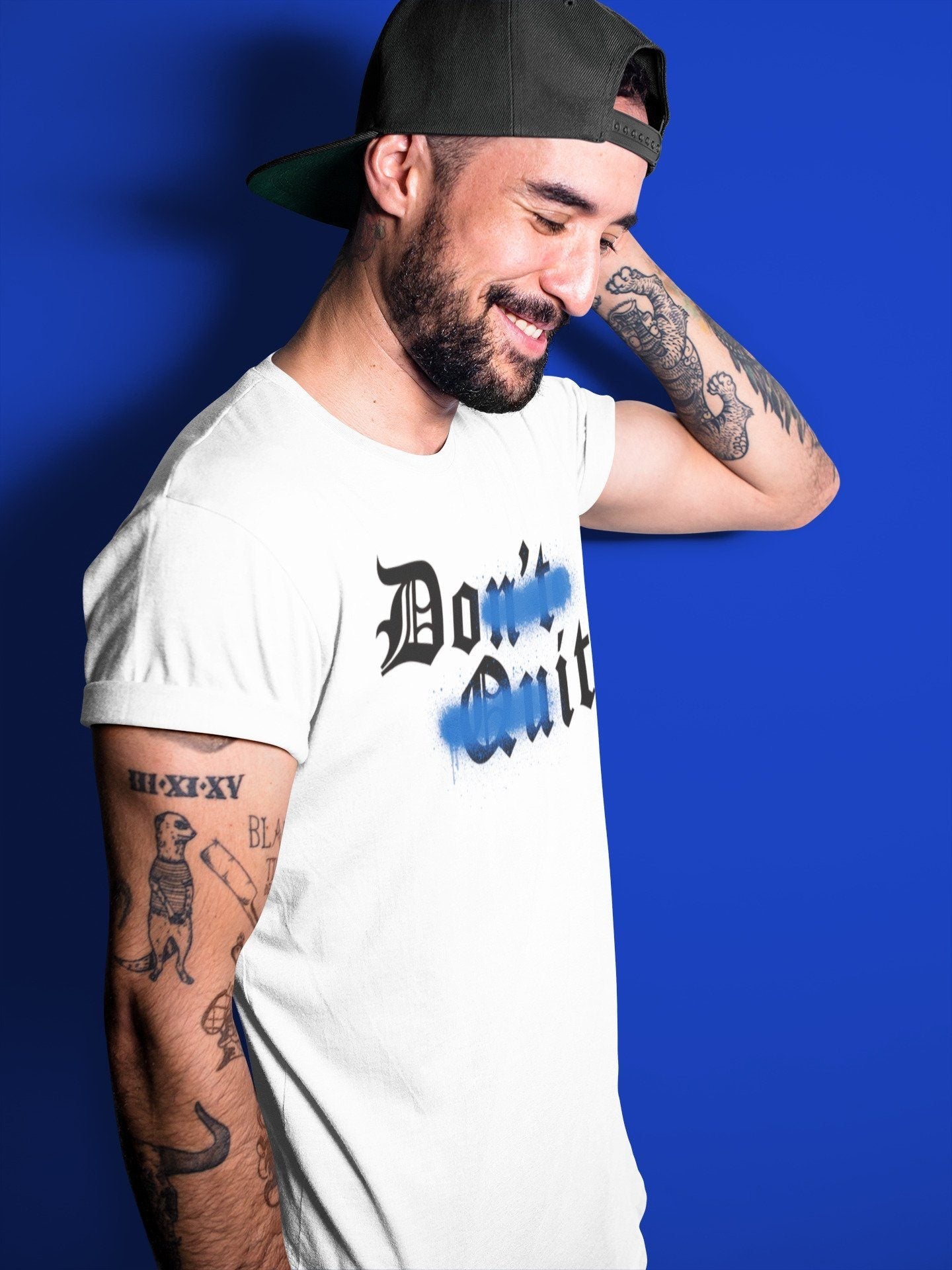 Don't Quit Do It Unisex Tops - Air Jordan 3 Racer Blue