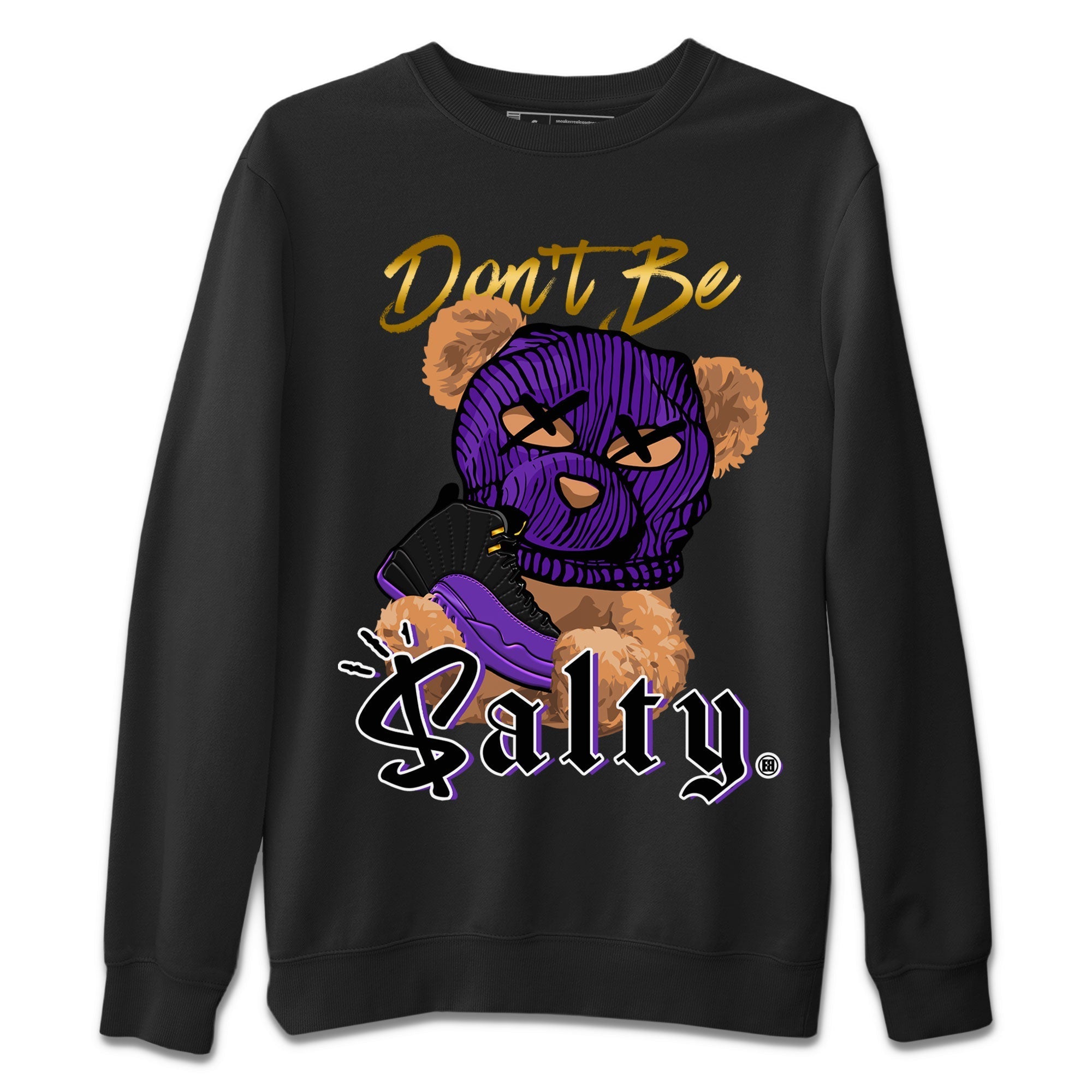 Don't Be Salty Bear Unisex Tops - Air Jordan 12 Field Purple