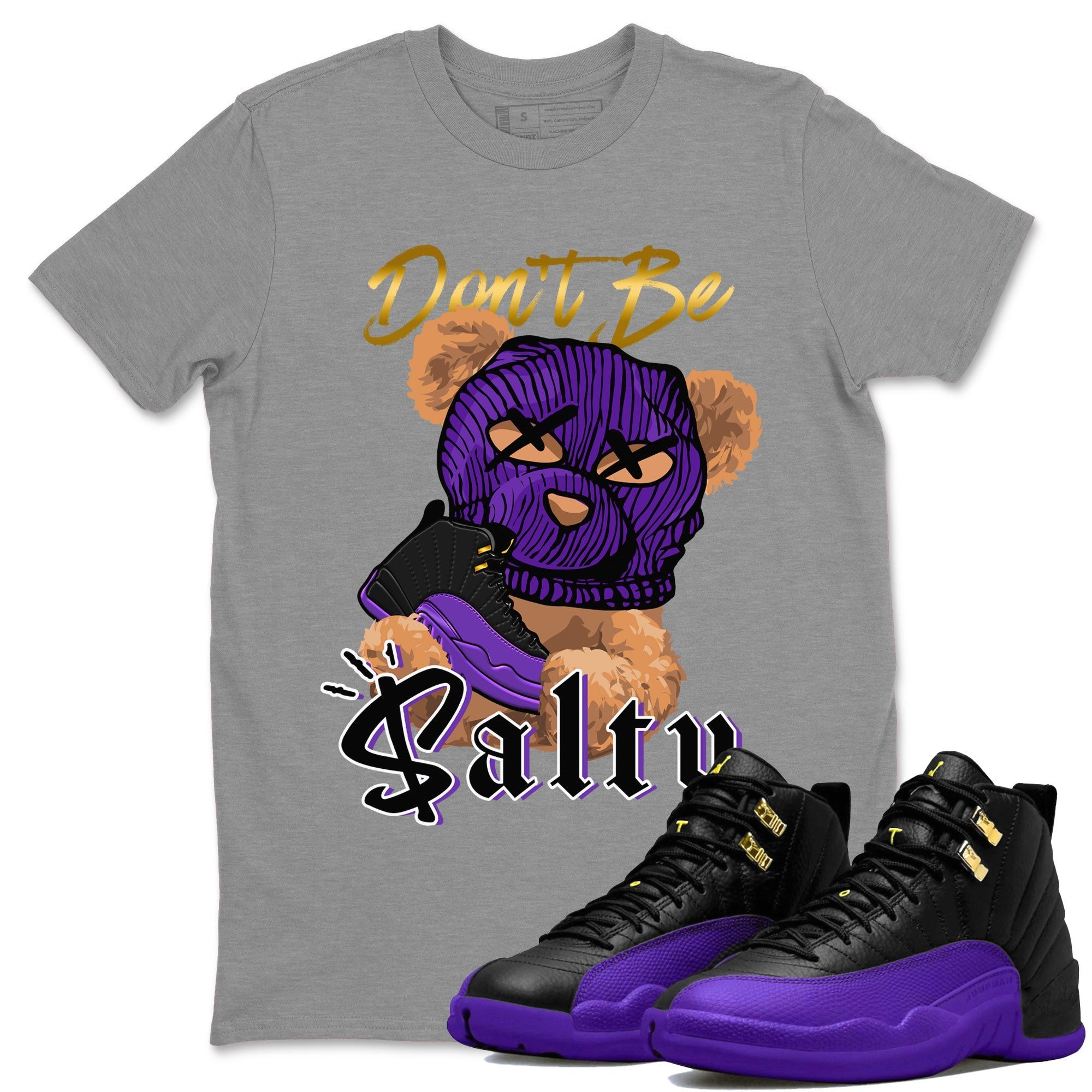 Don't Be Salty Bear Unisex Tops - Air Jordan 12 Field Purple