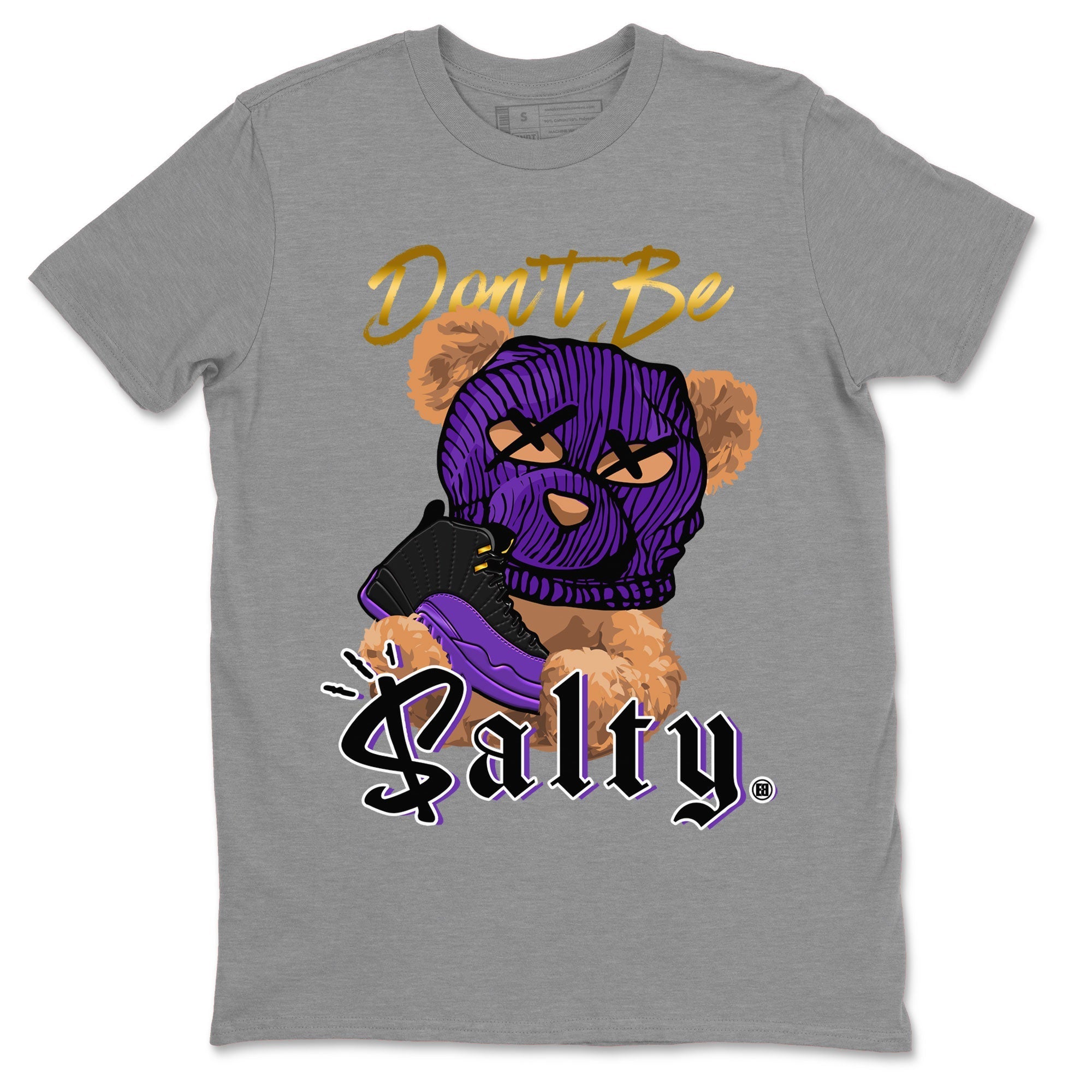 Don't Be Salty Bear Unisex Tops - Air Jordan 12 Field Purple