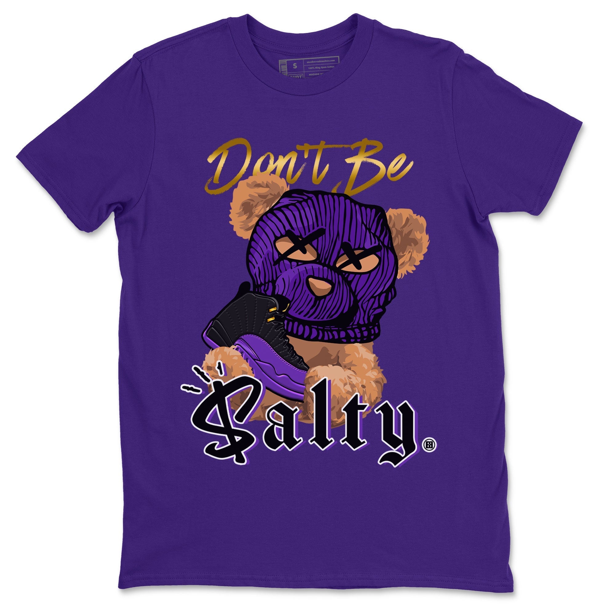 Don't Be Salty Bear Unisex Tops - Air Jordan 12 Field Purple