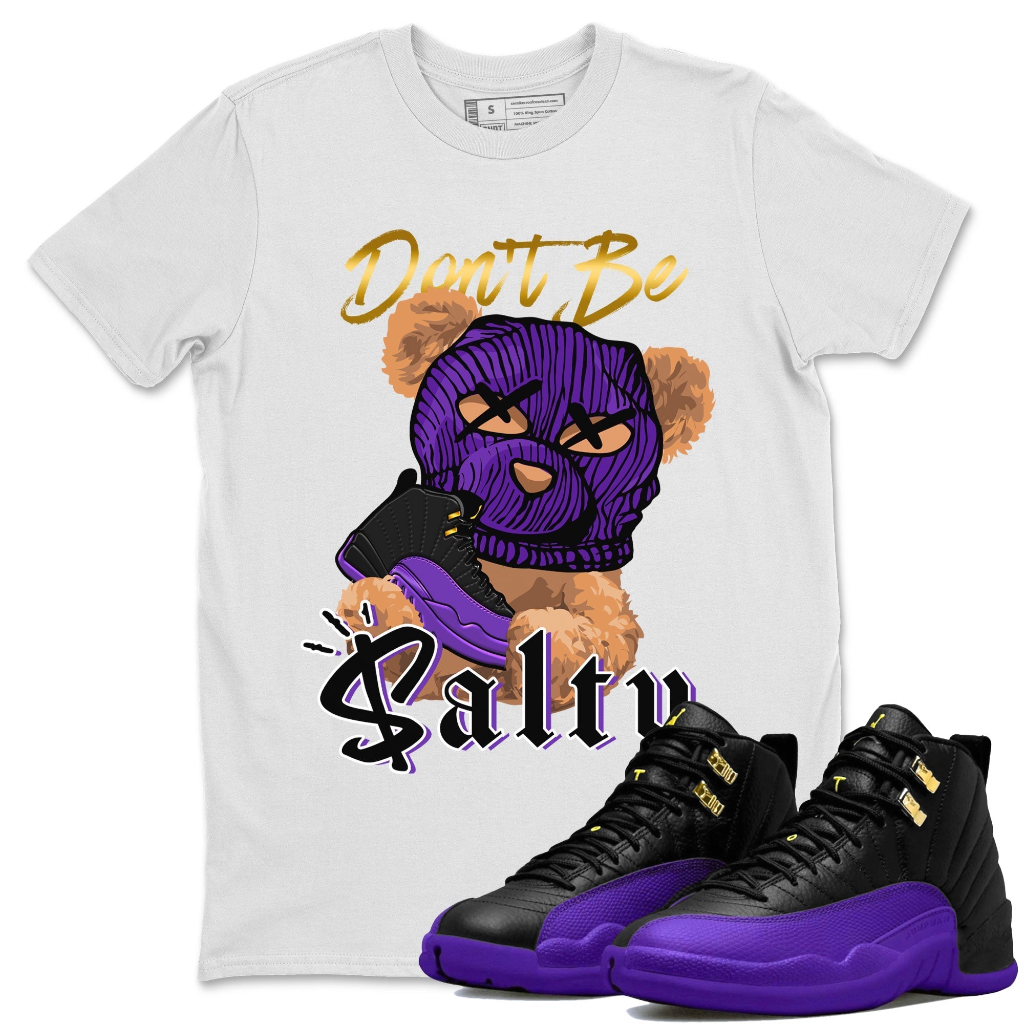Don't Be Salty Bear Unisex Tops - Air Jordan 12 Field Purple