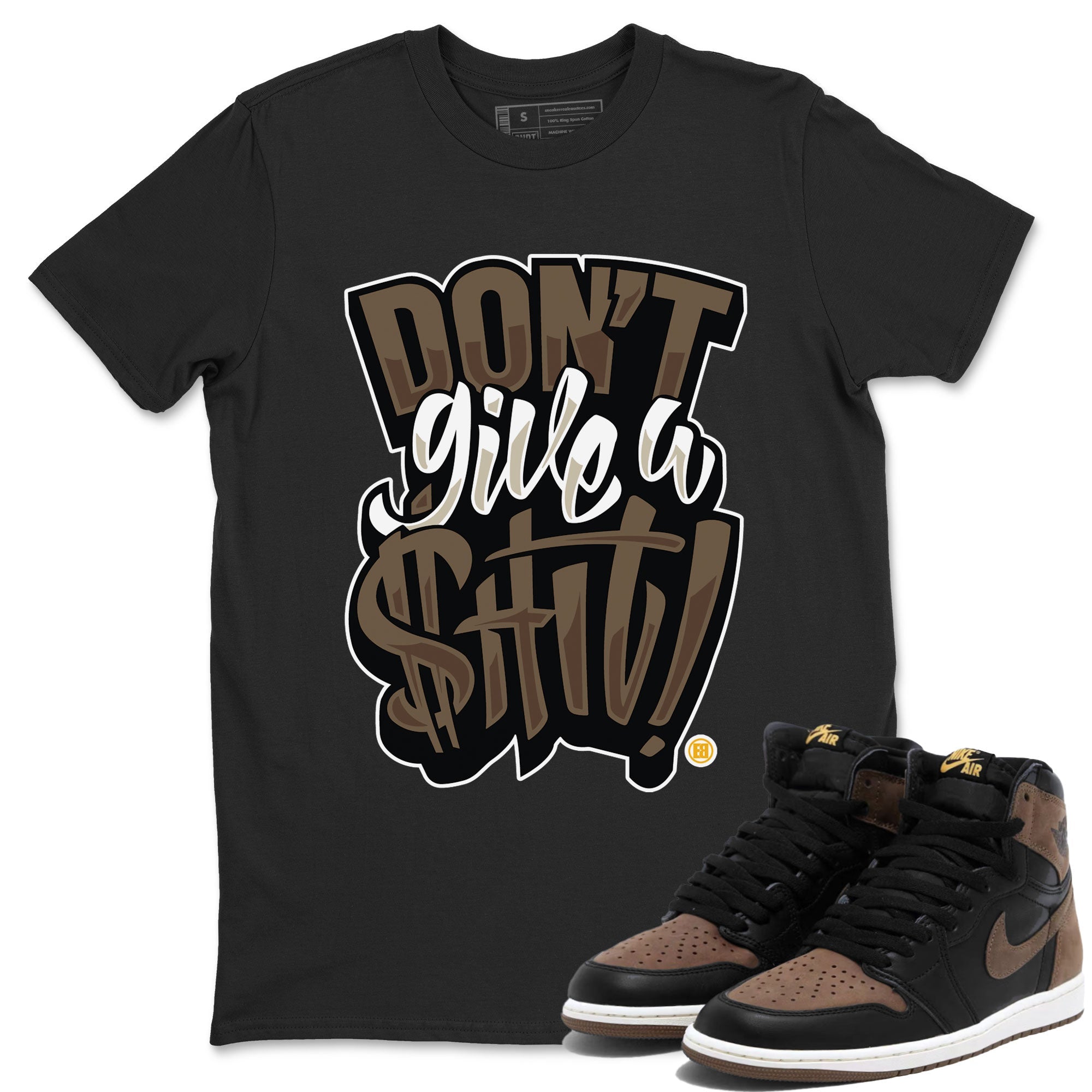 Don't Give A Shit snkmatch Tee - Air Jordan 1 Palomino