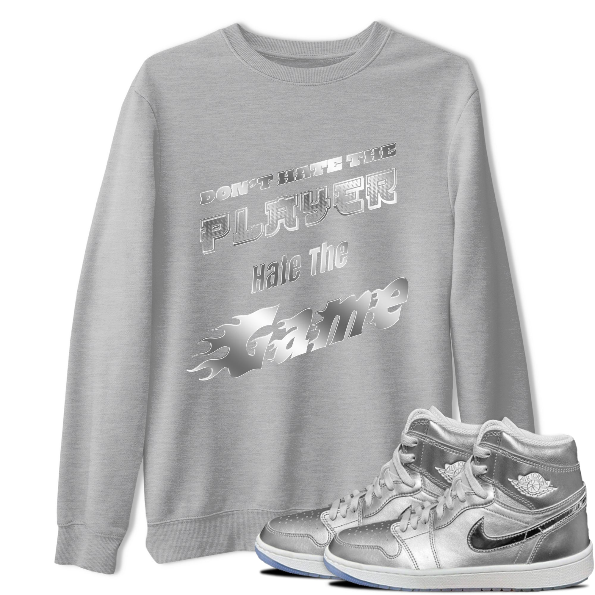Don't Hate The Player snkmatch Tee - Air Jordan 1 Gift Giving
